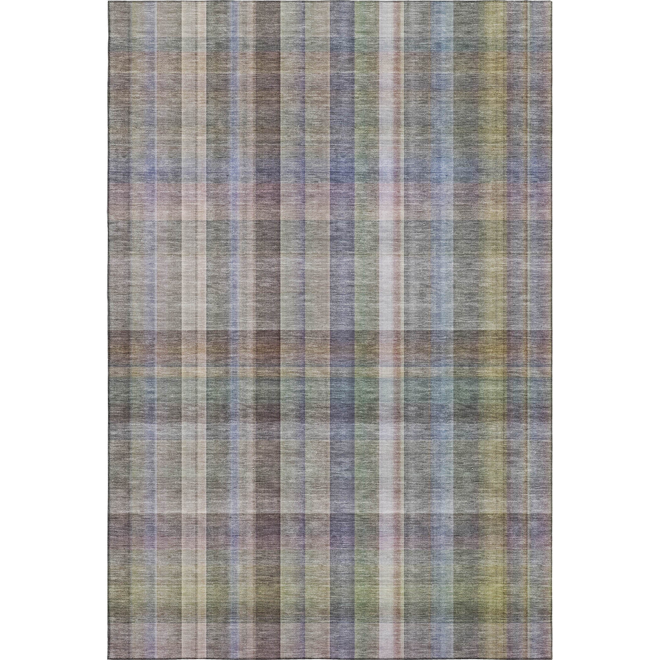 Mdina Machine Washable Transitional Pewter Gray Rug 2'6" x 3'10" #shape_Rectangle