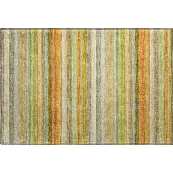Chiang Mai Machine Washable Transitional Aloe Green Rug 1'8" x 2'6"