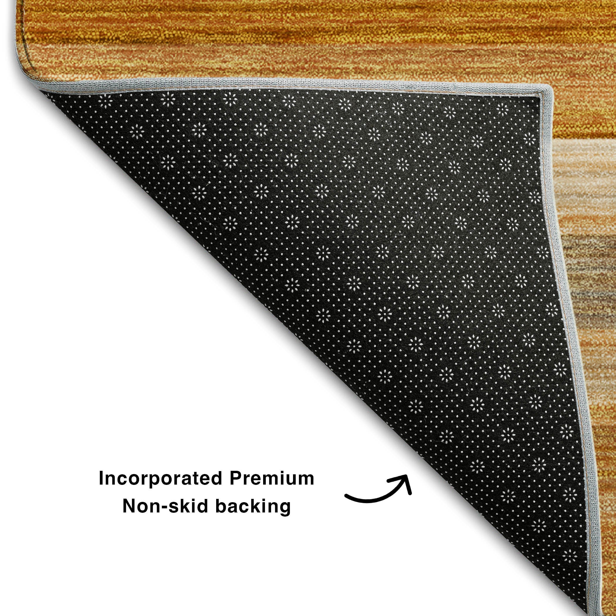 Chiang Mai Machine Washable Transitional Paprika Orange Rug 1'8" x 2'6" #shape_Rectangle