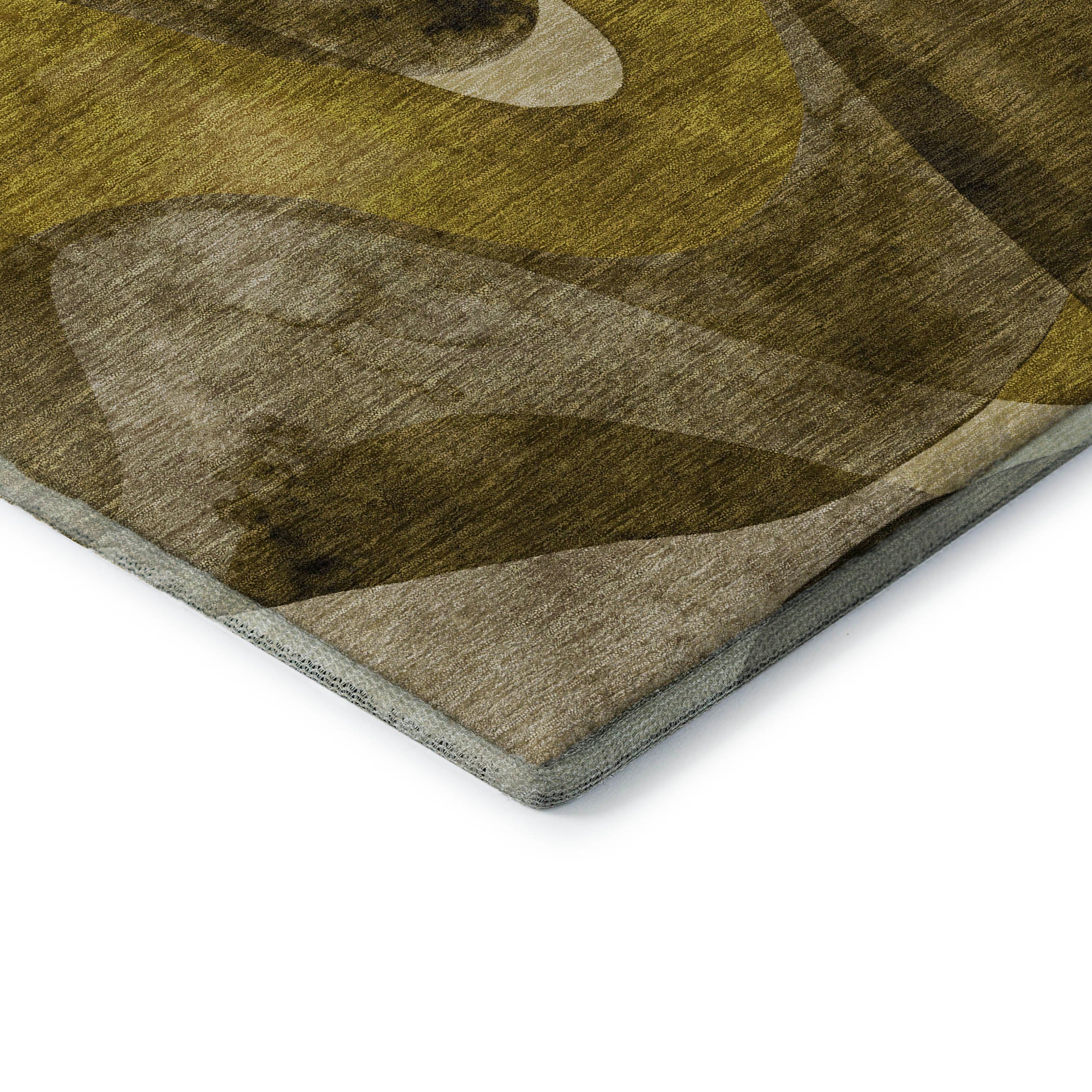 Cairo Machine Washable Contemporary Coffee Brown Rug 1'8" x 2'6" #shape_Rectangle