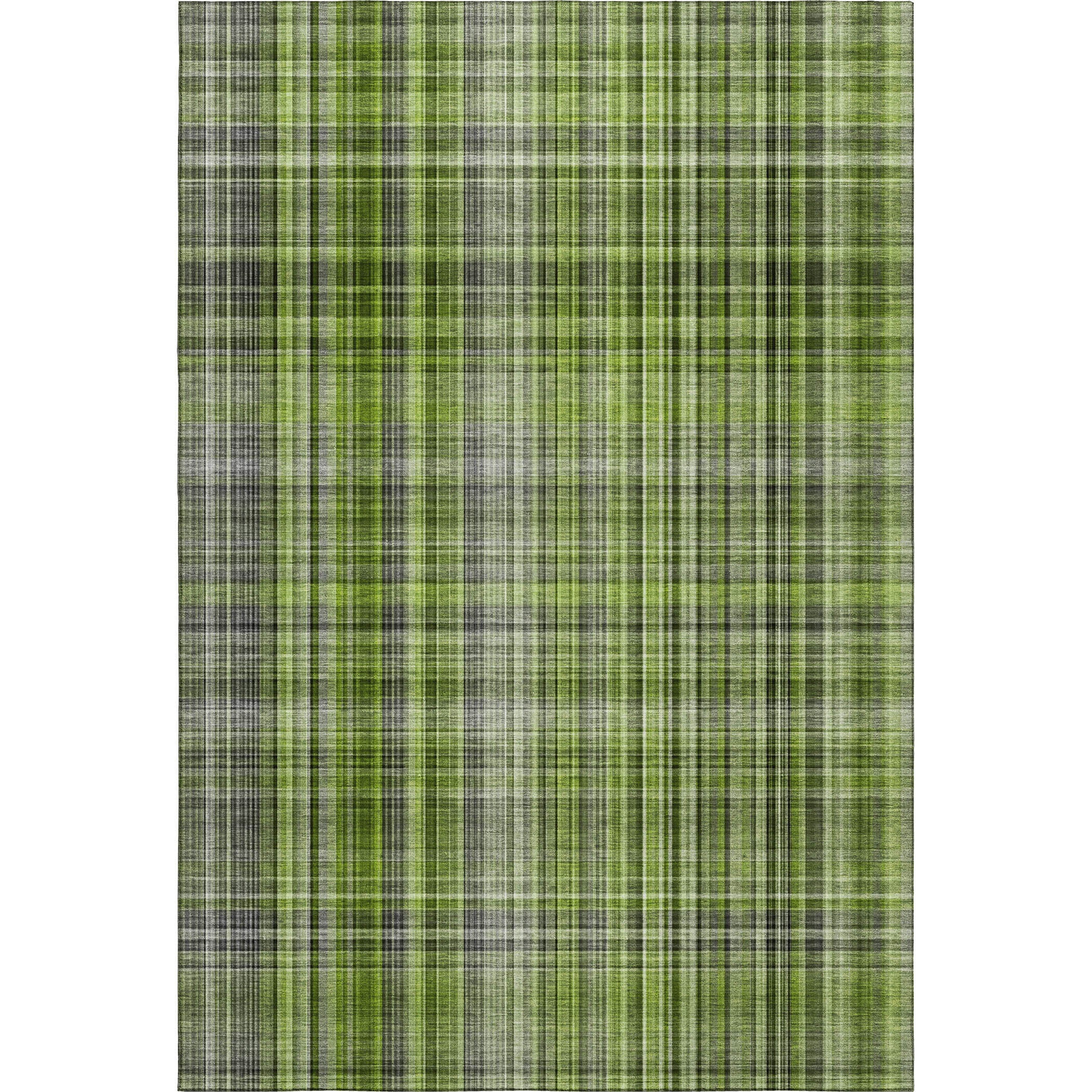 Tallinn Machine Washable Transitional Green Rug 2'6" x 3'10" #shape_Rectangle