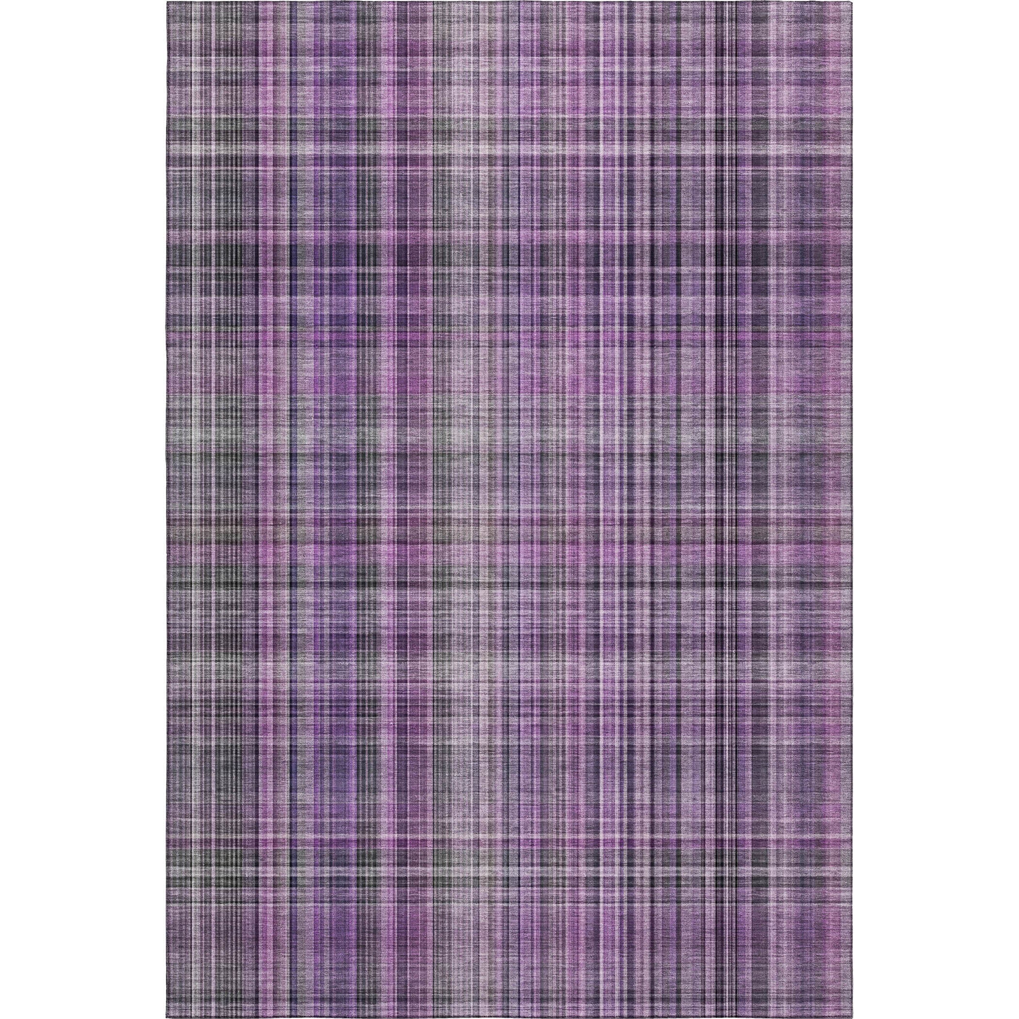 Tallinn Machine Washable Transitional Purple Rug 2'6" x 3'10" #shape_Rectangle
