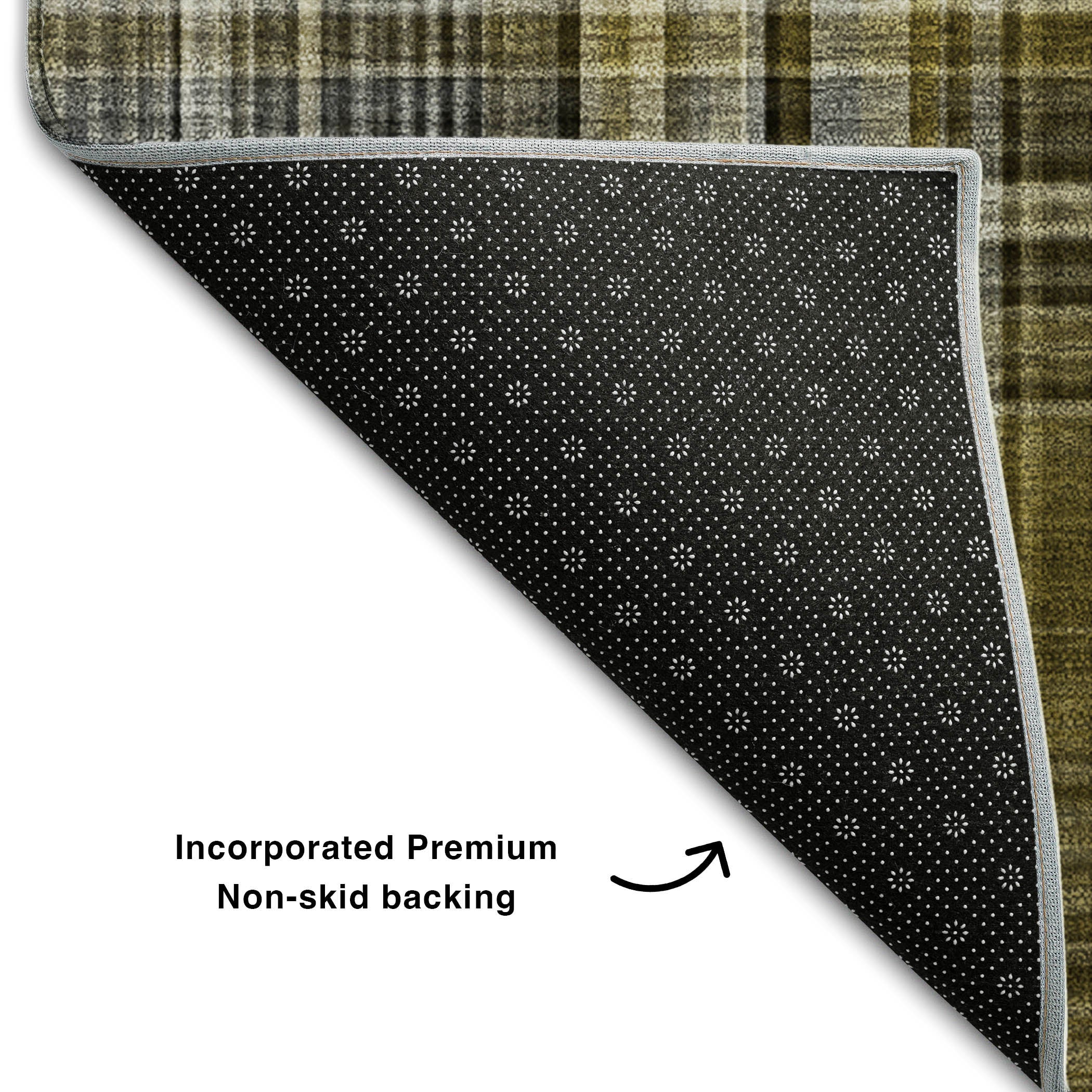 Tallinn Machine Washable Transitional Taupe Brown Rug 1'8" x 2'6" #shape_Rectangle