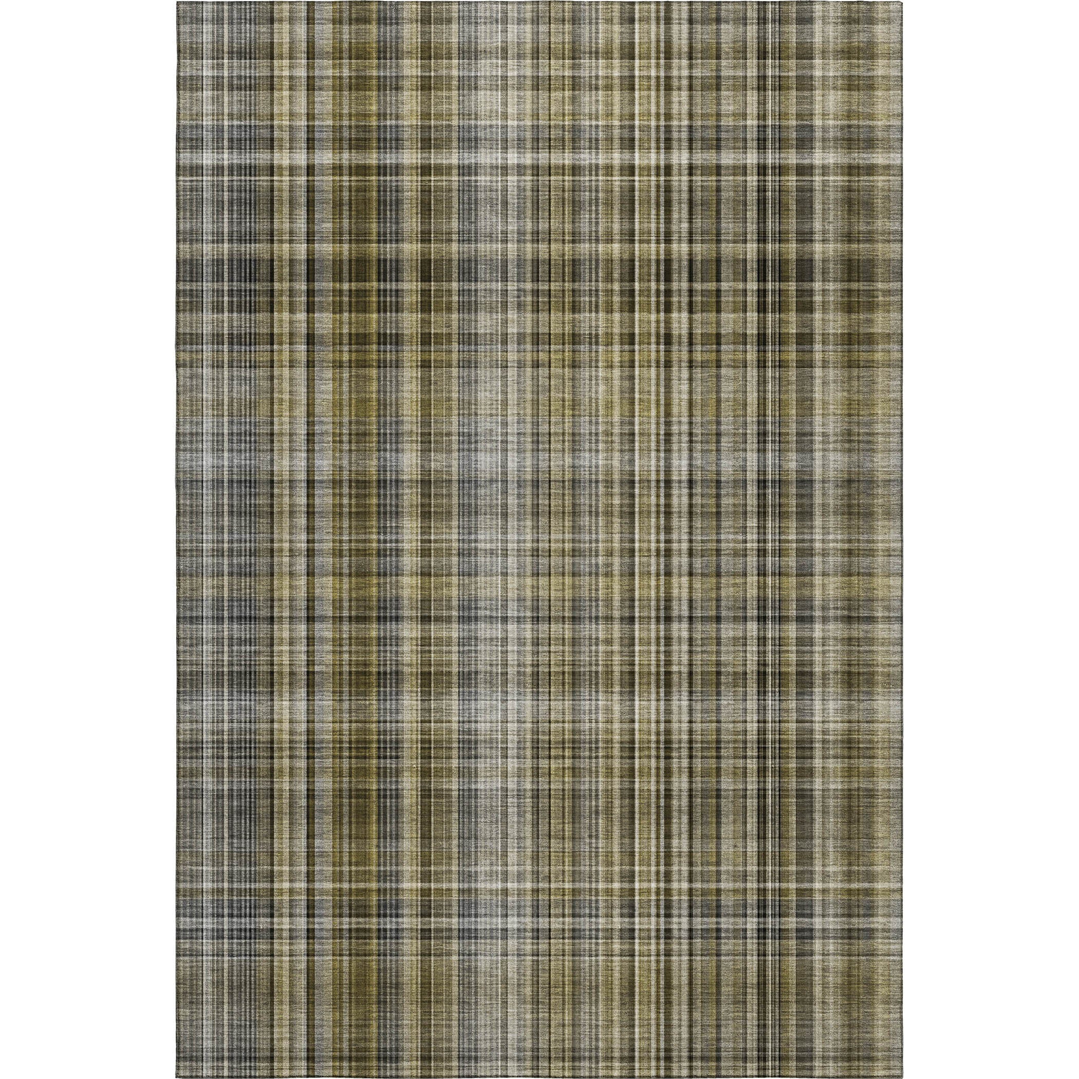Tallinn Machine Washable Transitional Taupe Brown Rug 2'6" x 3'10" #shape_Rectangle