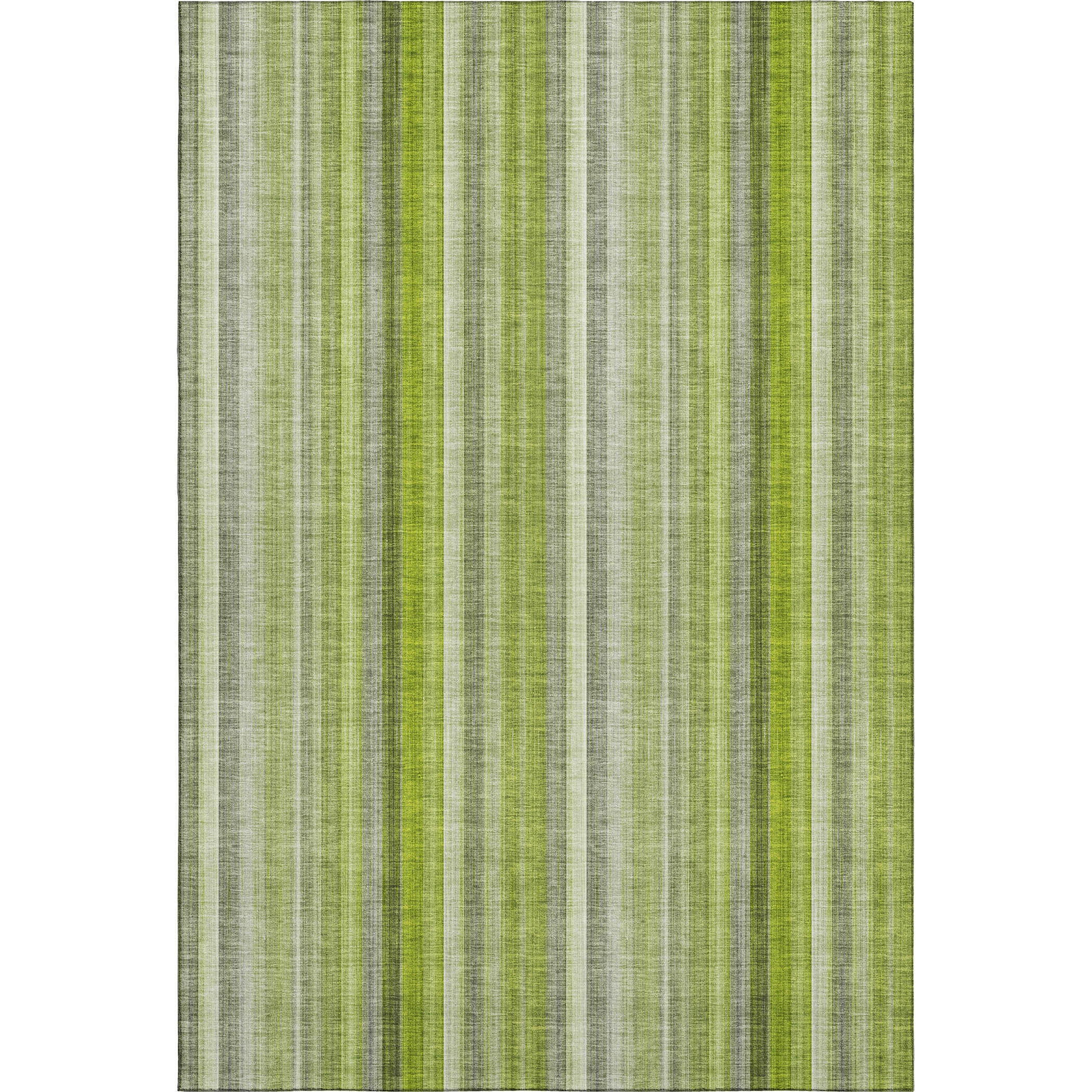 Siena Machine Washable Transitional Green Rug 2'6" x 3'10" #shape_Rectangle