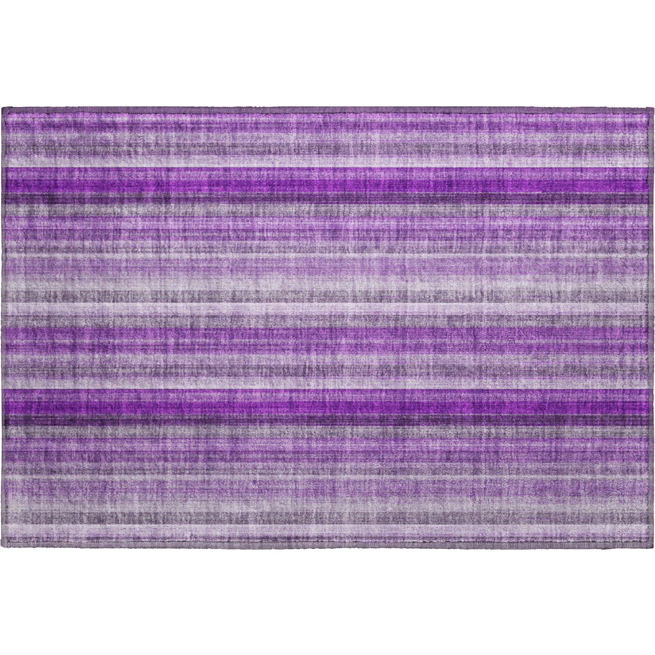 Siena Machine Washable Transitional Purple Rug 1'8" x 2'6" #shape_Rectangle