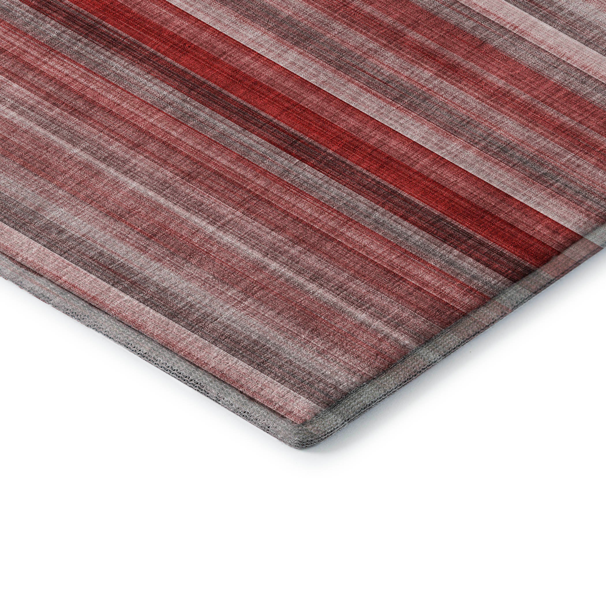 Siena Machine Washable Transitional Red Rug 1'8" x 2'6" #shape_Rectangle