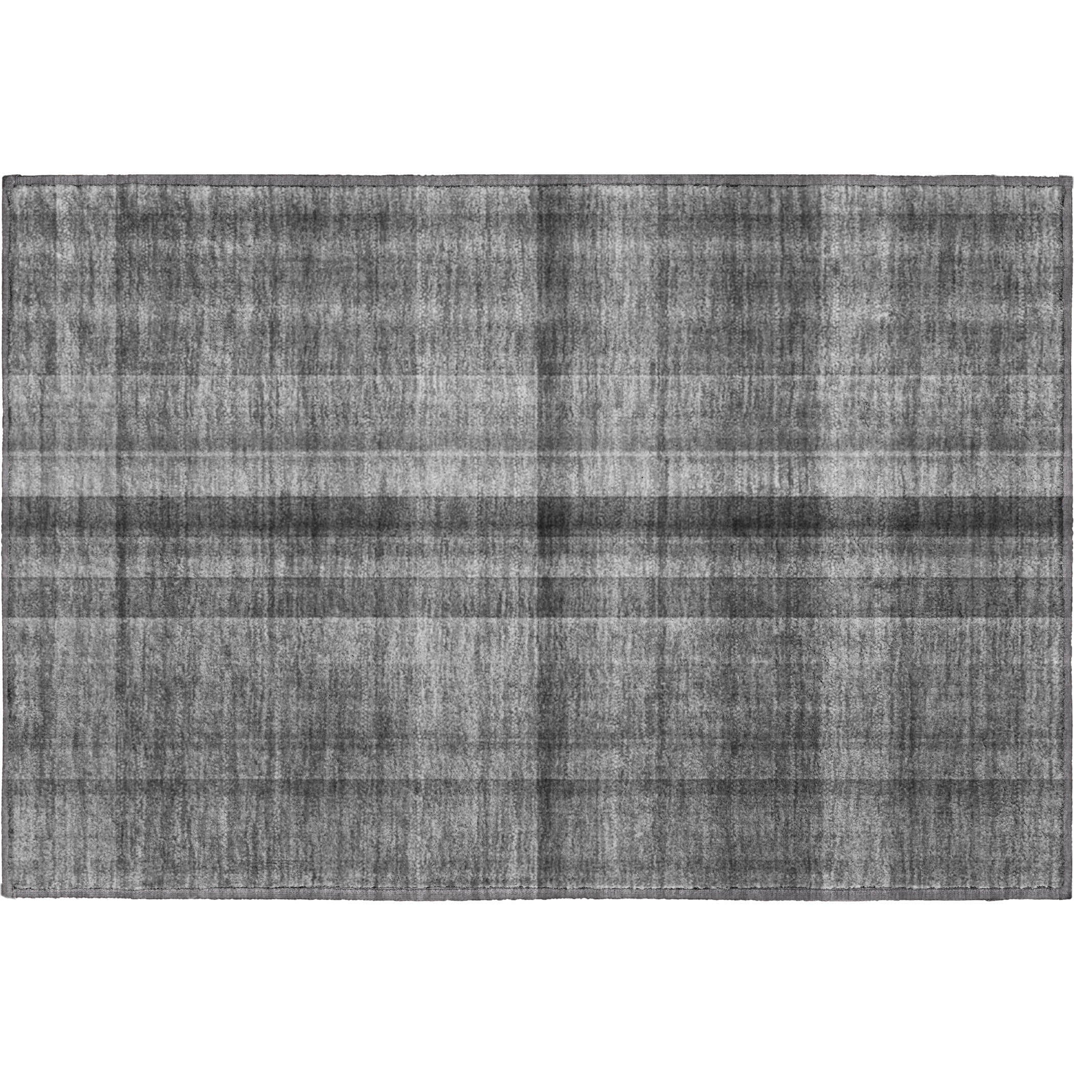 Havana Machine Washable Transitional Gray Rug 1'8" x 2'6" #shape_Rectangle