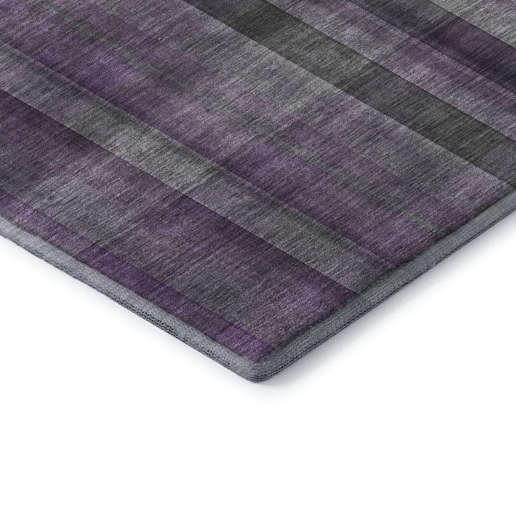 Havana Machine Washable Transitional Purple Rug 1'8" x 2'6" #shape_Rectangle