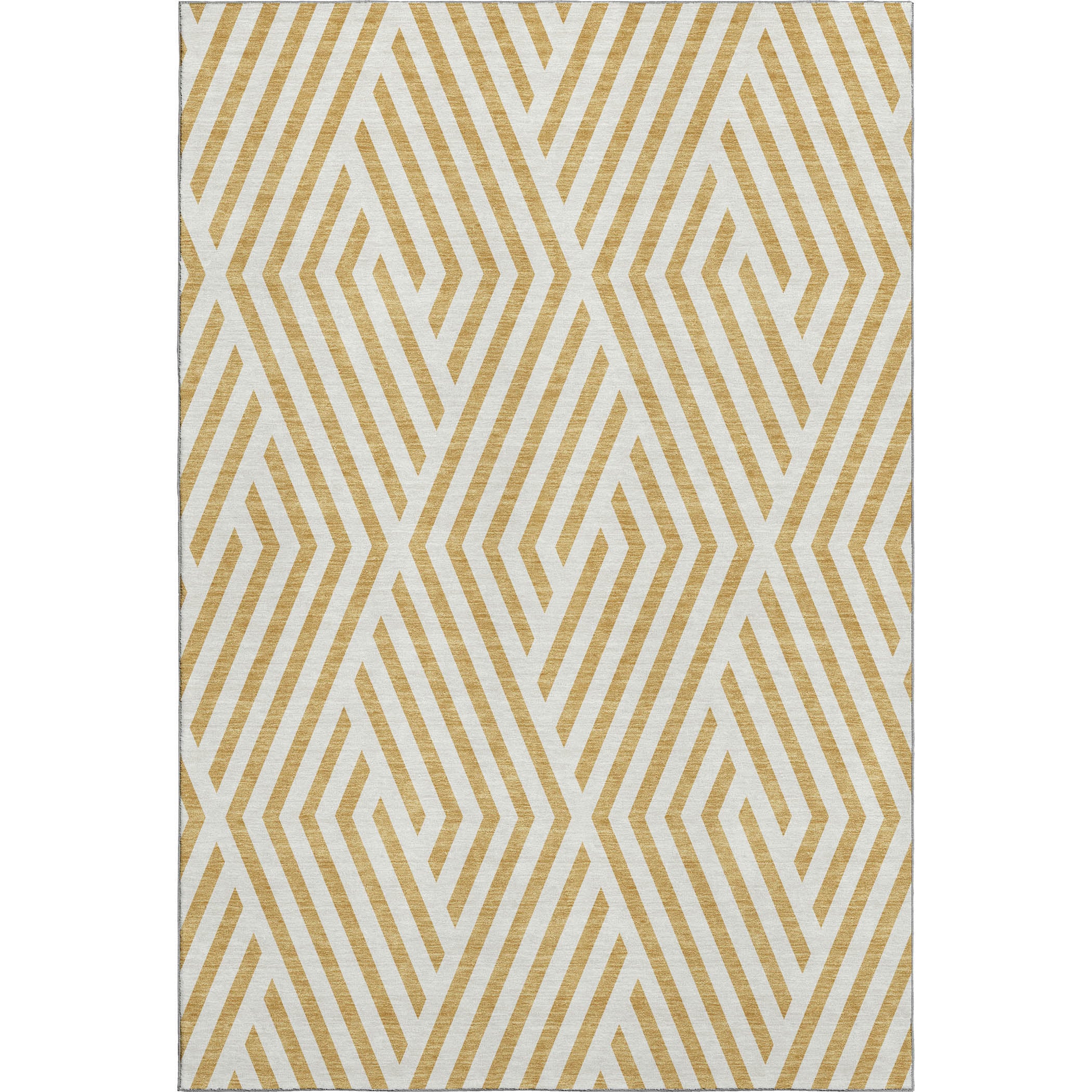 Oaxaca Machine Washable Transitional Gold Rug 2'6" x 3'10" #shape_Rectangle