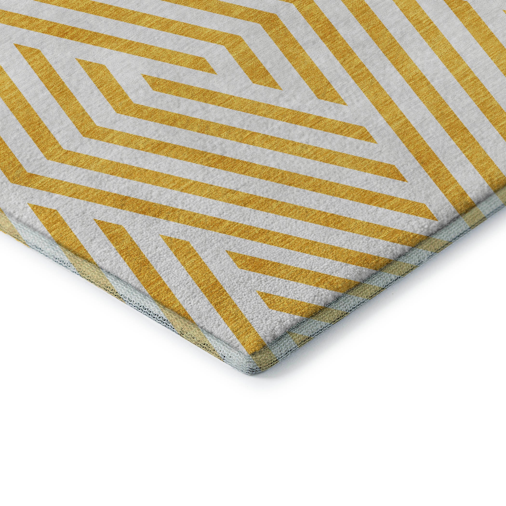 Oaxaca Machine Washable Transitional Yellow Gold Rug 1'8" x 2'6" #shape_Rectangle