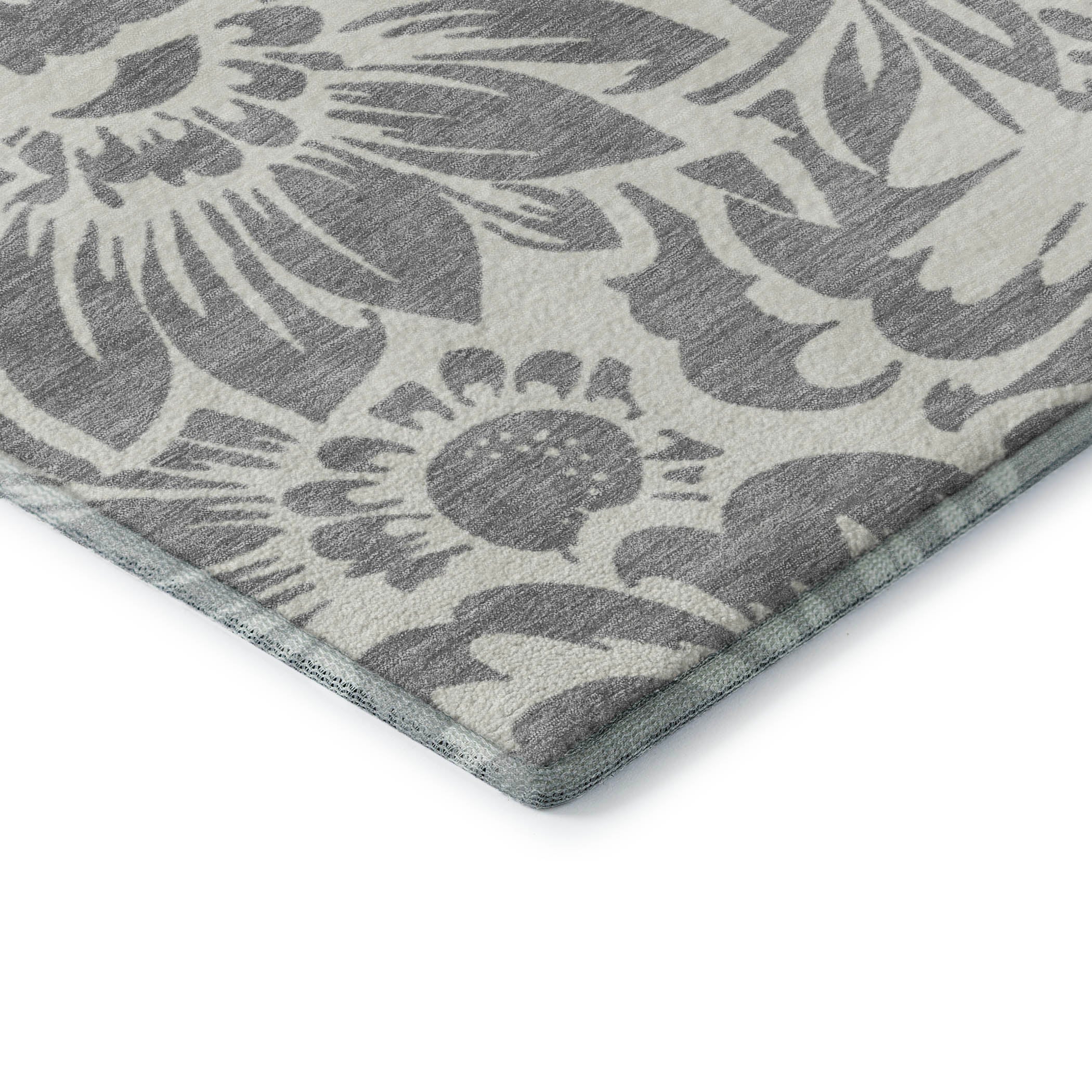 Cartagena Machine Washable Transitional Gray Rug 1'8" x 2'6" #shape_Rectangle