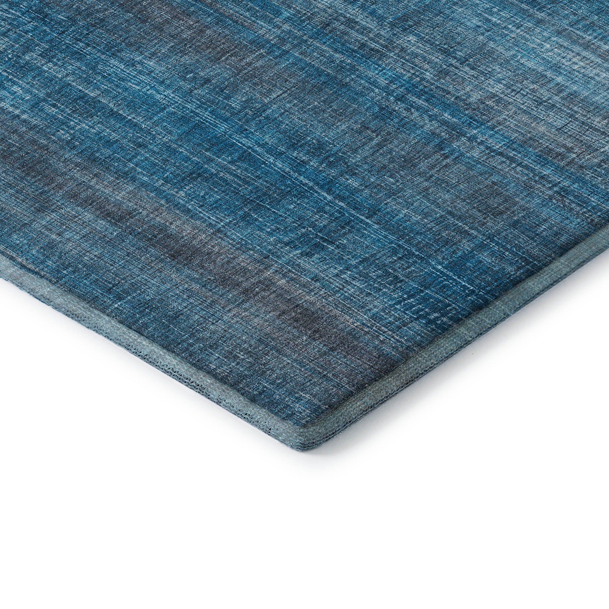 Budapest Machine Washable Transitional Blue Rug 1'8" x 2'6" #shape_Rectangle