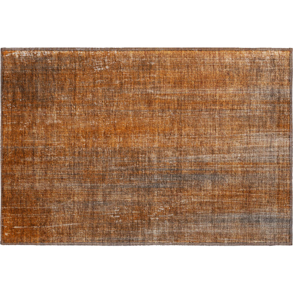 Budapest Machine Washable Transitional Paprika Orange Rug 1'8" x 2'6"