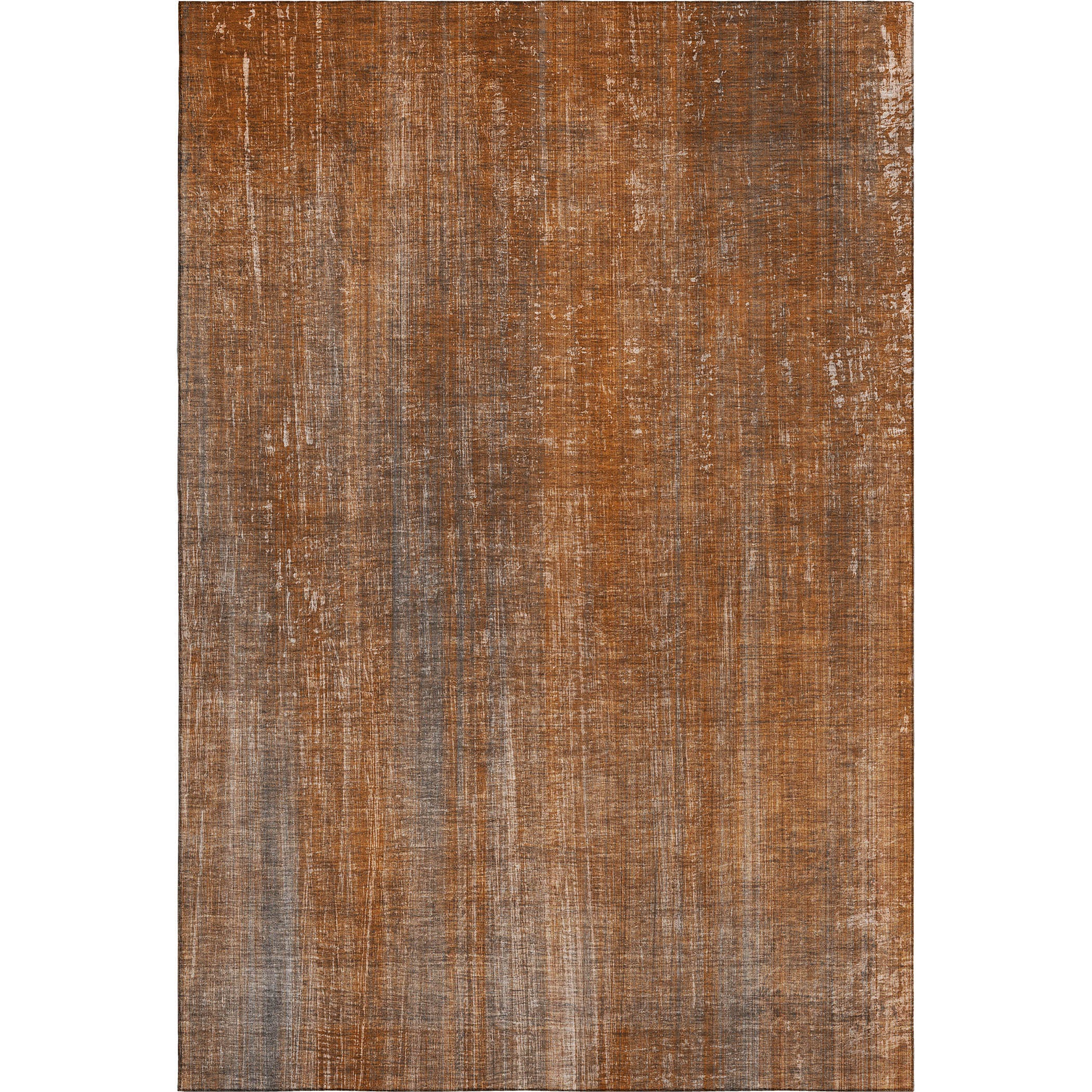 Budapest Machine Washable Transitional Paprika Orange Rug 2'6" x 3'10" #shape_Rectangle