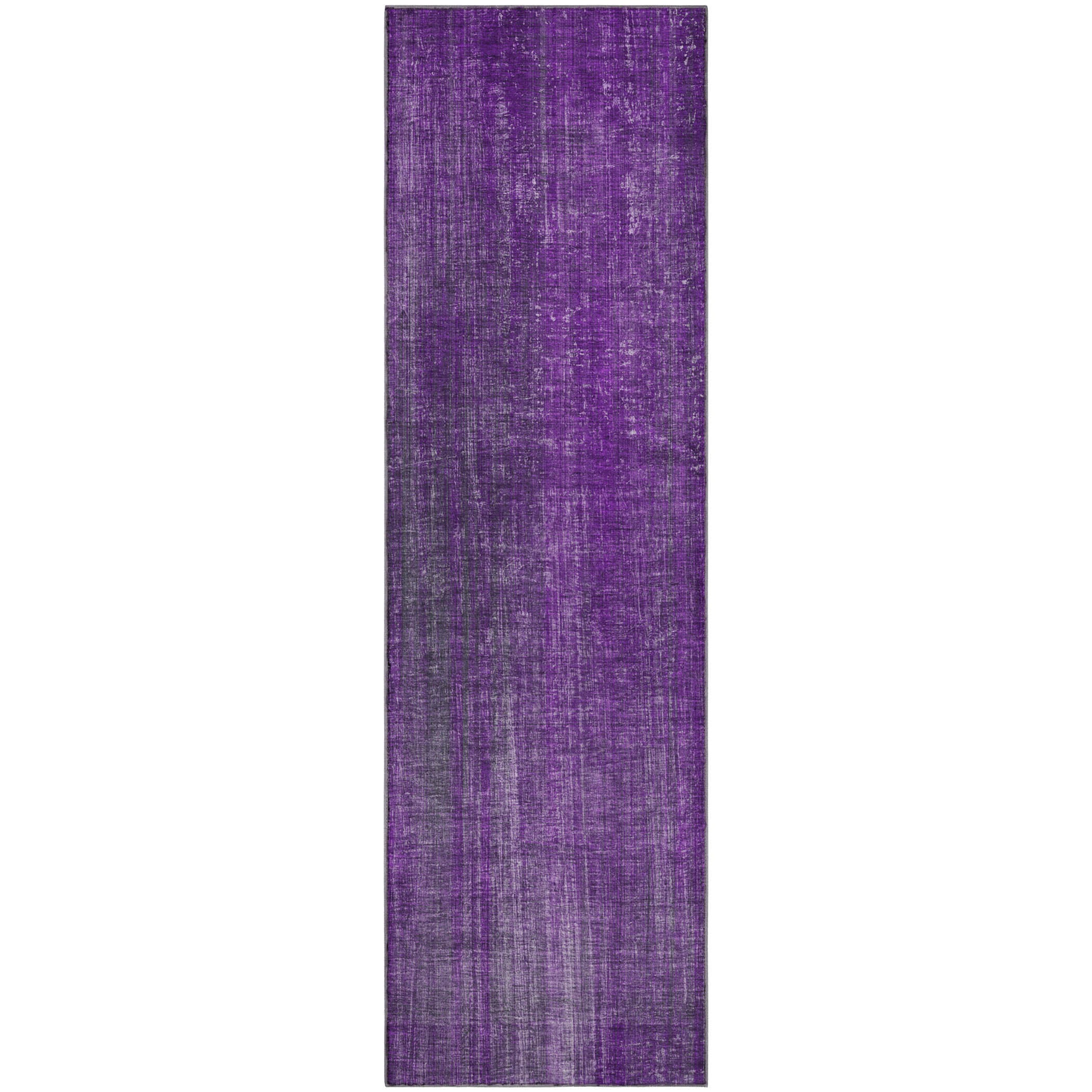 Budapest Machine Washable Transitional Purple Rug 2'3" x 7'6" #shape_Runner