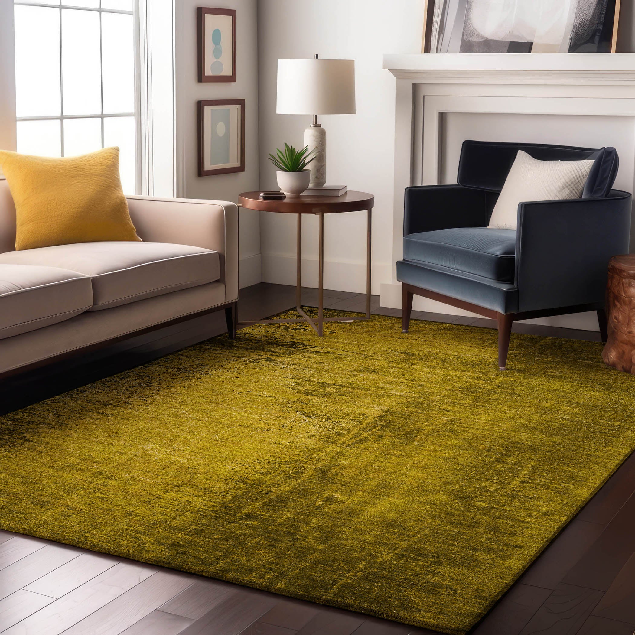 Jaipur Machine Washable Transitional Gold Rug 2'6" x 3'10" #shape_Rectangle