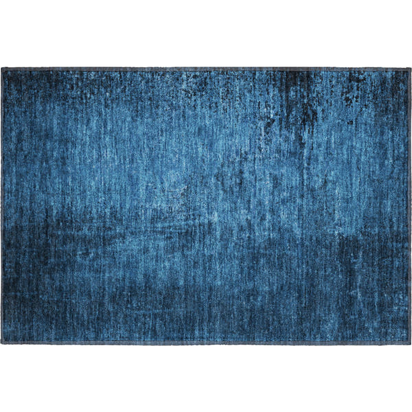 Jaipur Machine Washable Transitional Navy Blue Rug 1'8" x 2'6"