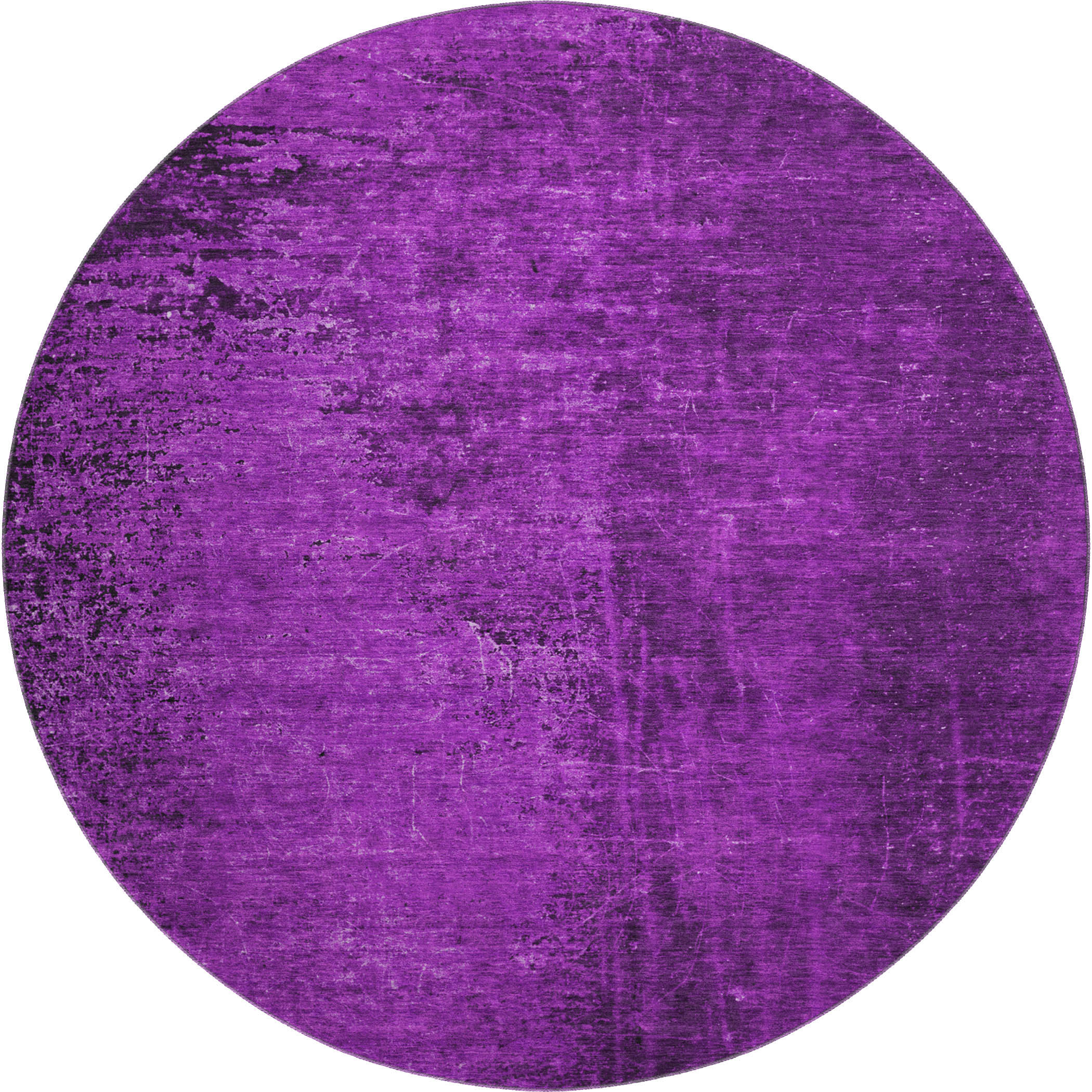 Jaipur Machine Washable Transitional Purple Rug 8' x 8' #shape_Round