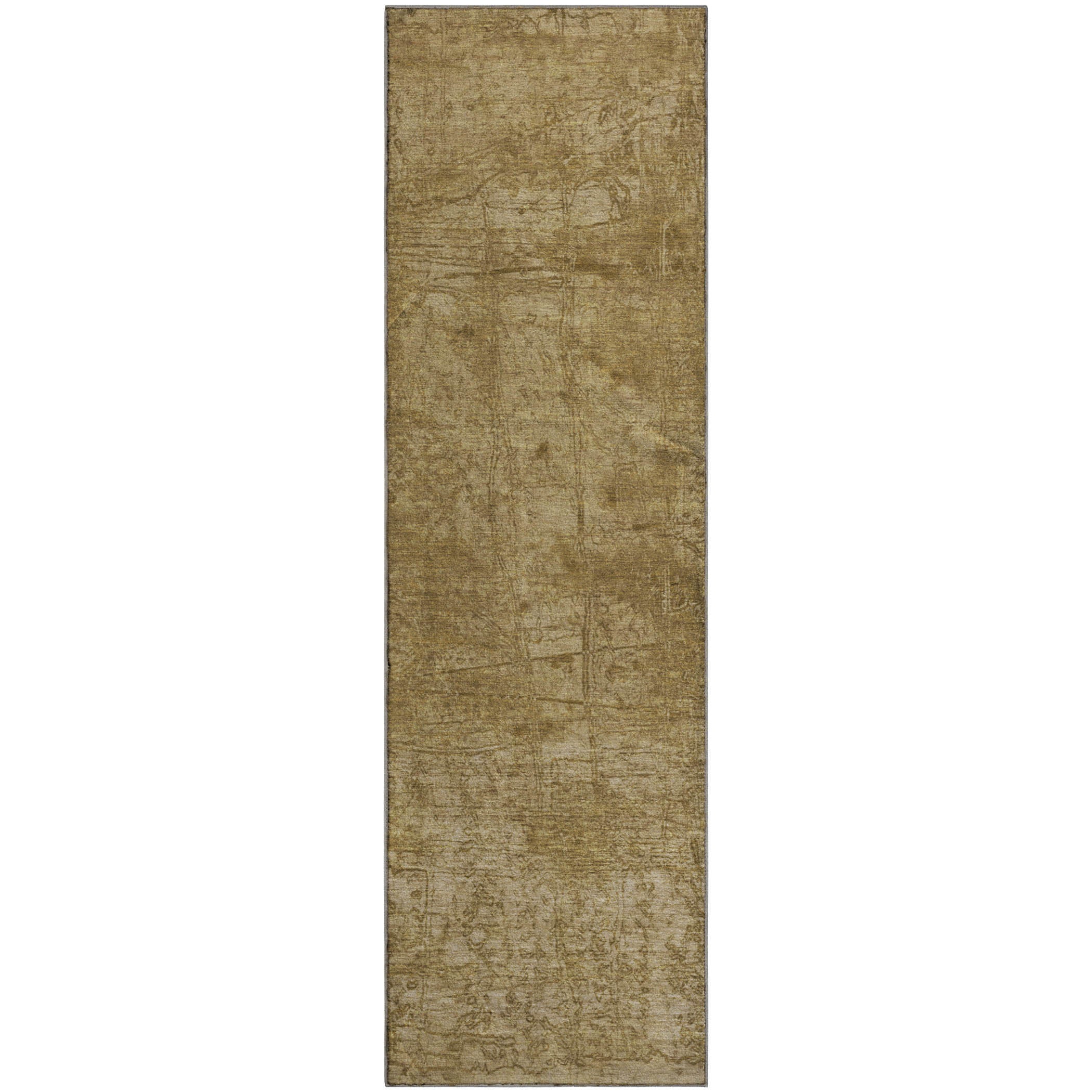Bergen Machine Washable Transitional Beige Brown Rug 2'3" x 7'6" #shape_Runner