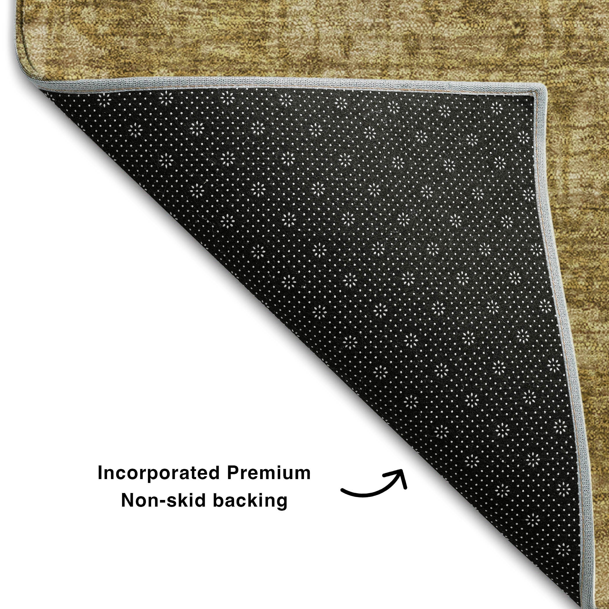 Bergen Machine Washable Transitional Beige Brown Rug 1'8" x 2'6" #shape_Rectangle