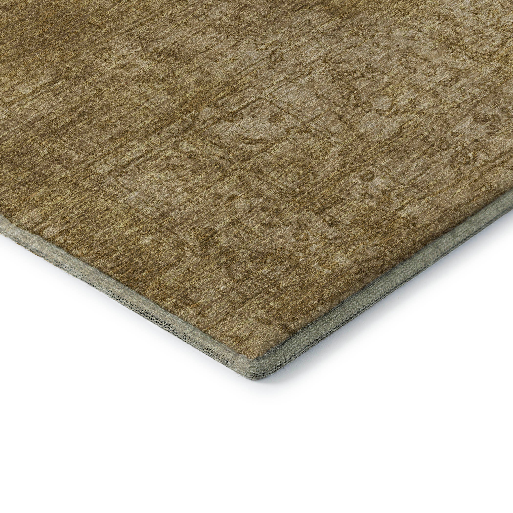 Bergen Machine Washable Transitional Beige Brown Rug 1'8" x 2'6" #shape_Rectangle