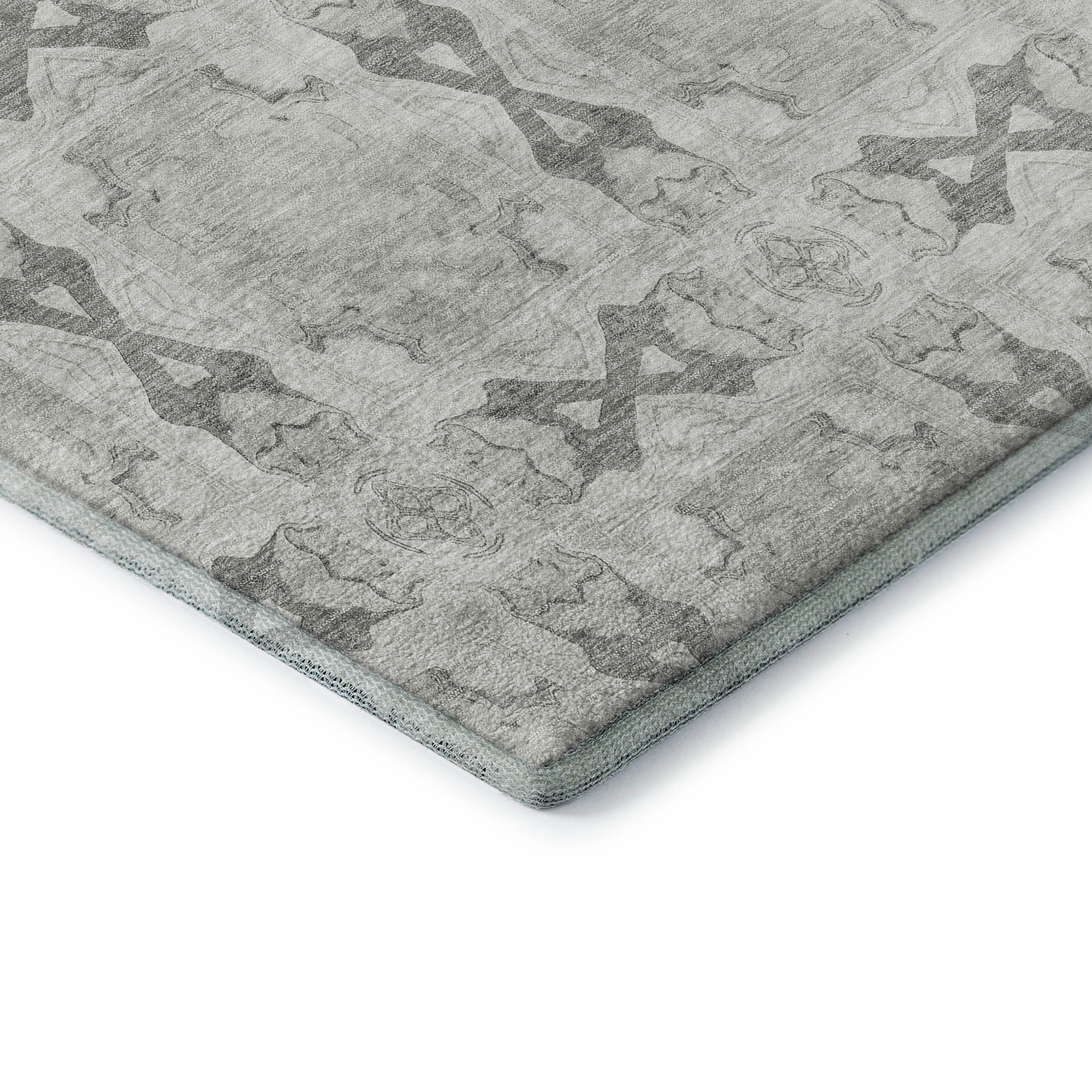 Hoi An Machine Washable Transitional Ivory Rug 1'8" x 2'6" #shape_Rectangle