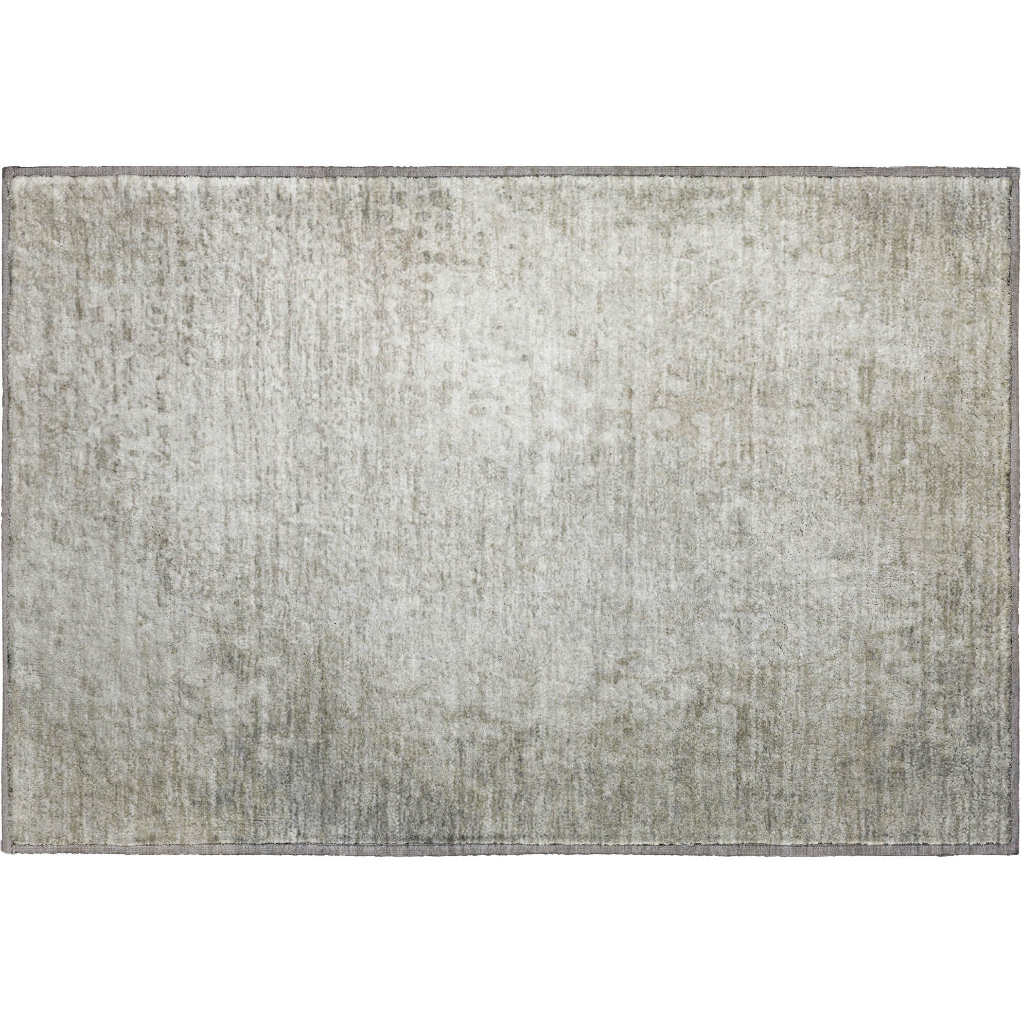 Kotor Machine Washable Transitional Beige Brown Rug 1'8" x 2'6" #shape_Rectangle