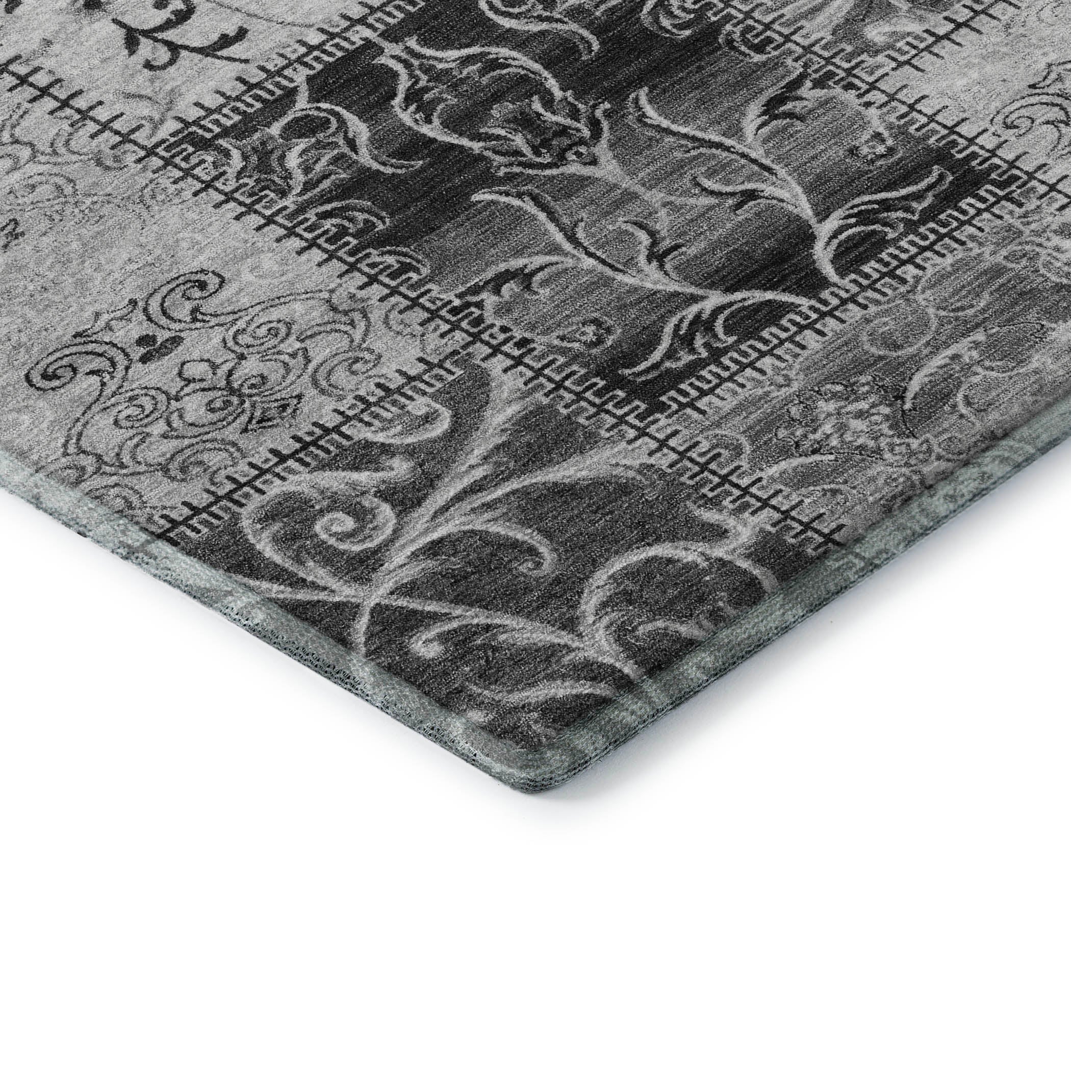 Jaipur Machine Washable Transitional Gray Rug 1'8" x 2'6" #shape_Rectangle
