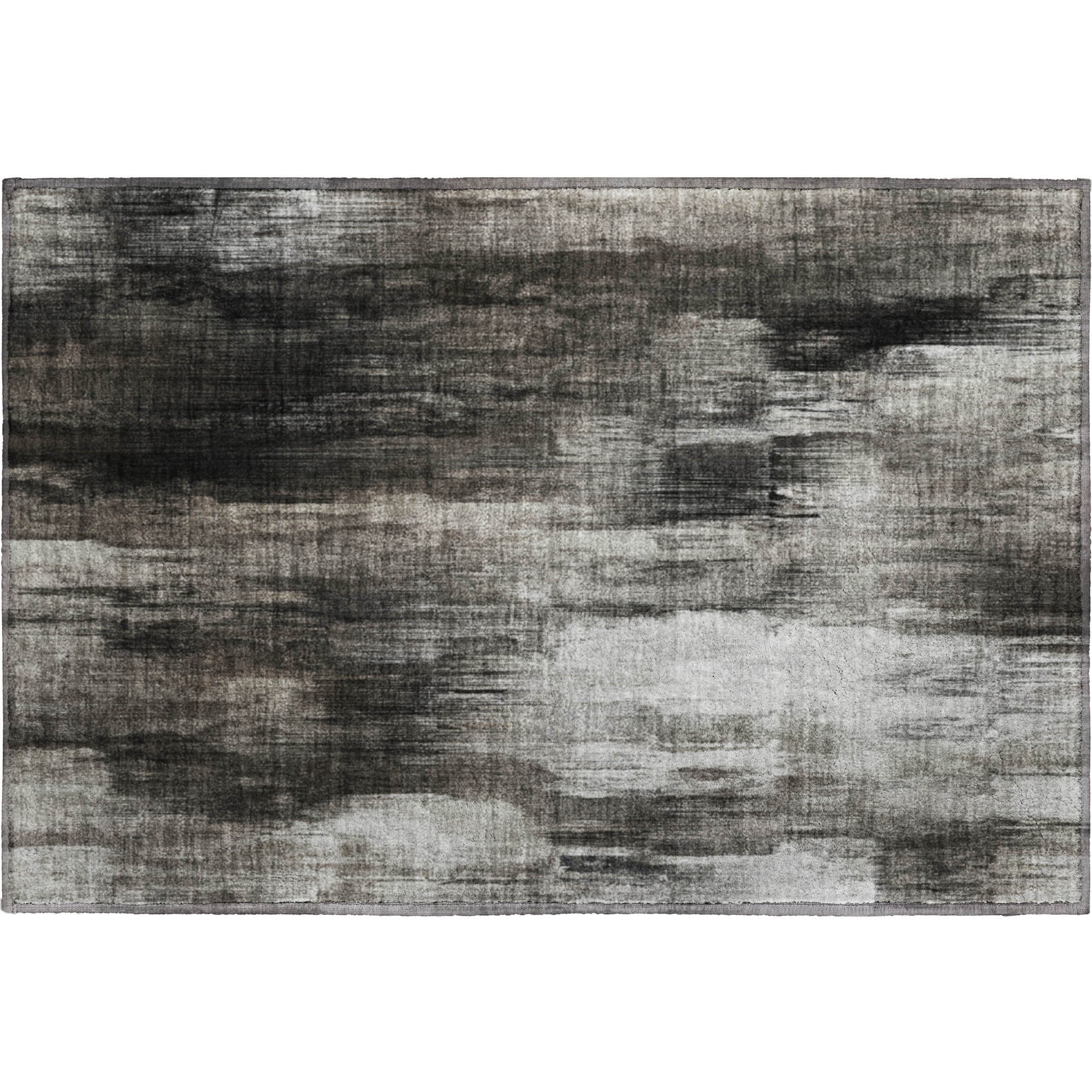 Reykjavik Machine Washable Transitional Gray Rug 1'8" x 2'6" #shape_Rectangle