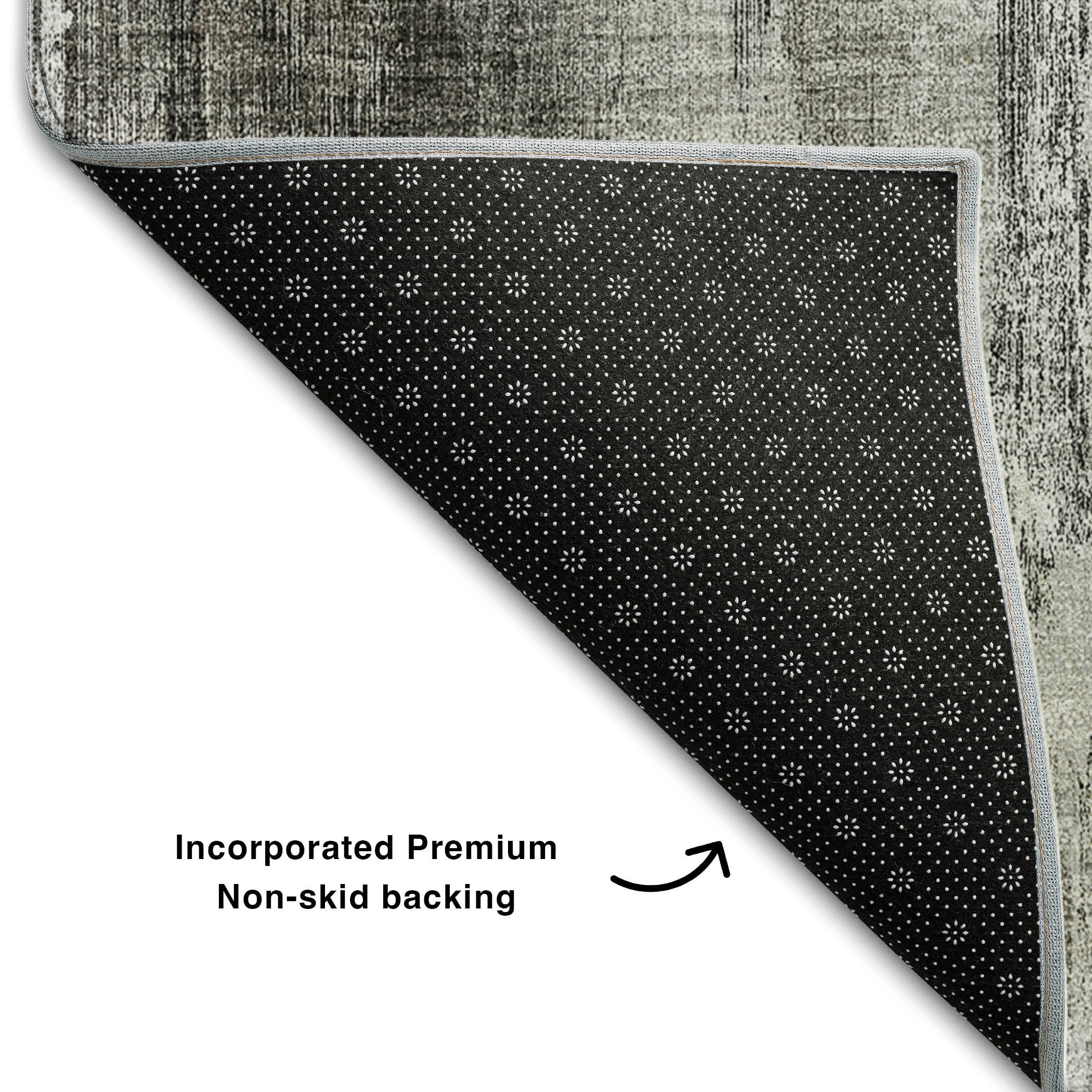 Reykjavik Machine Washable Transitional Gray Rug 1'8" x 2'6" #shape_Rectangle