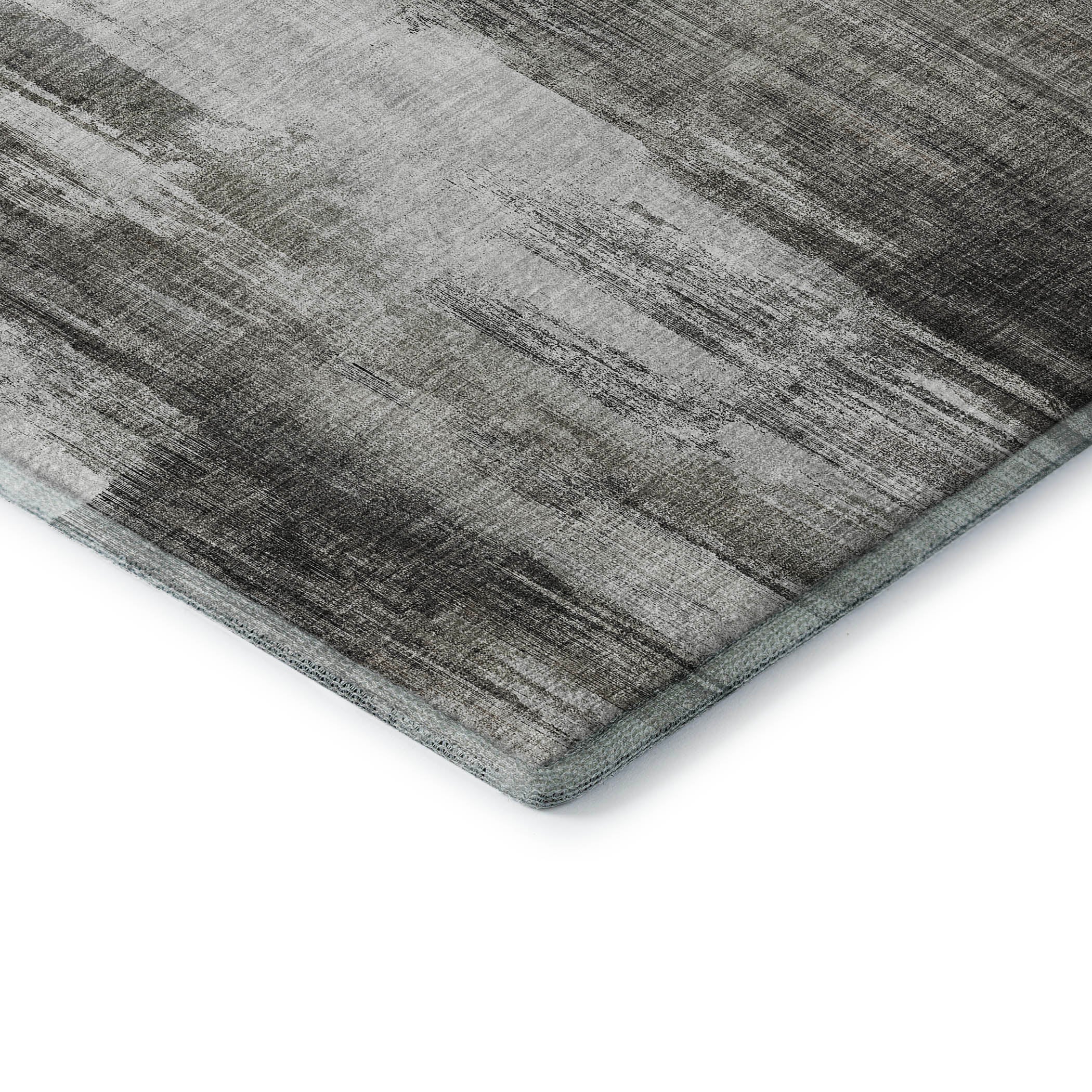 Reykjavik Machine Washable Transitional Gray Rug 1'8" x 2'6" #shape_Rectangle