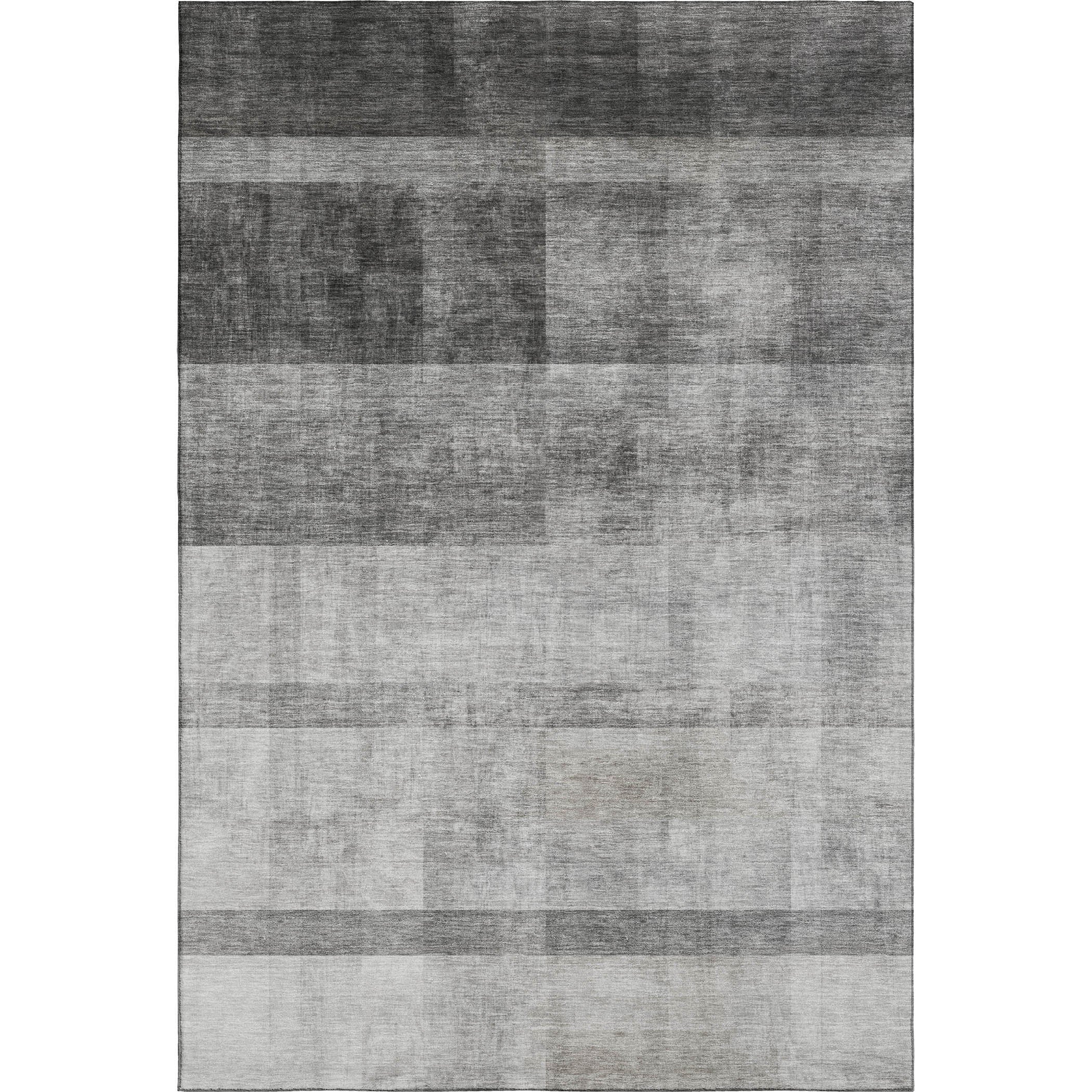 Lucerne Machine Washable Transitional Gray Rug 2'6" x 3'10" #shape_Rectangle