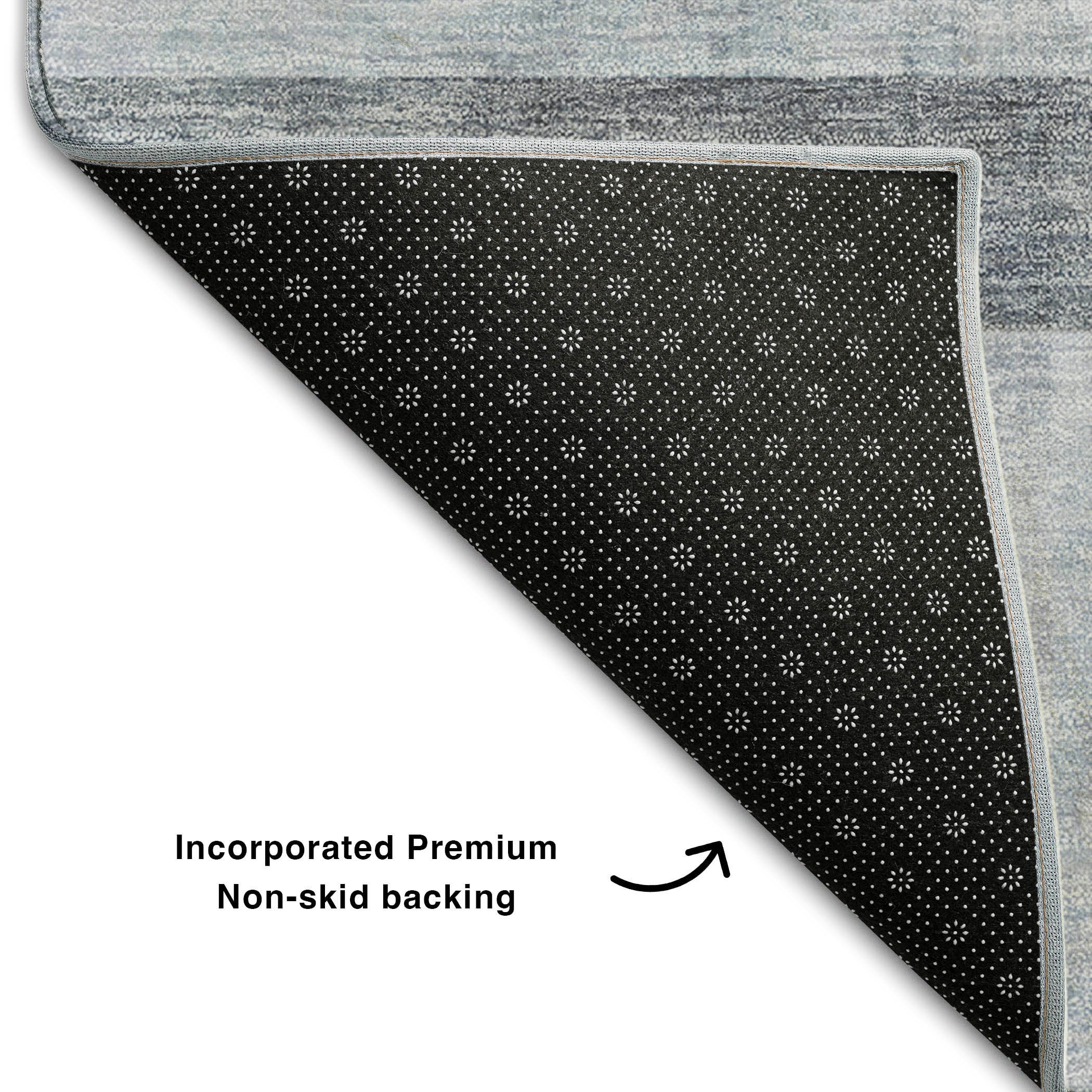 Lucerne Machine Washable Transitional Navy Blue Rug 1'8" x 2'6" #shape_Rectangle