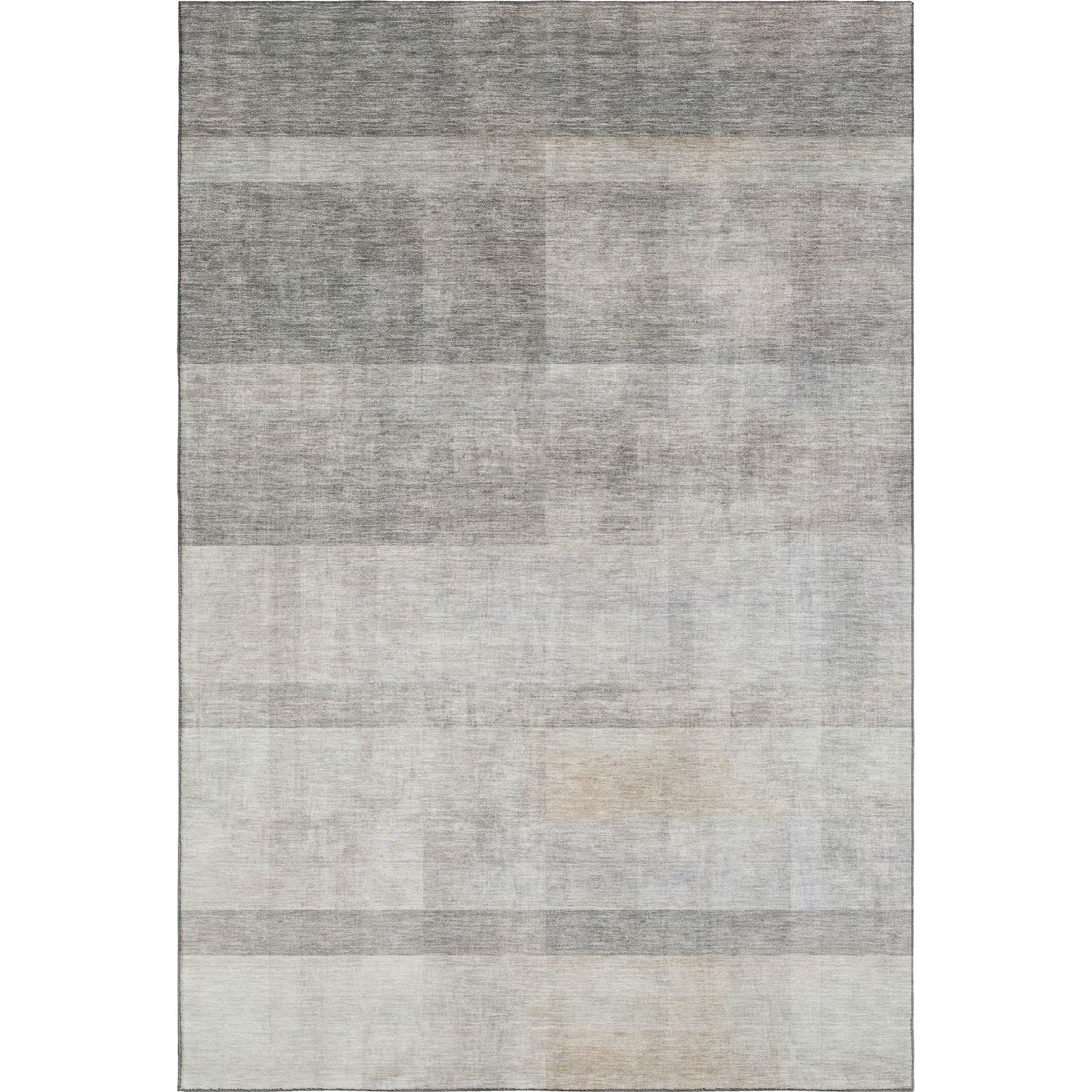 Lucerne Machine Washable Transitional Taupe Brown Rug 2'6" x 3'10" #shape_Rectangle