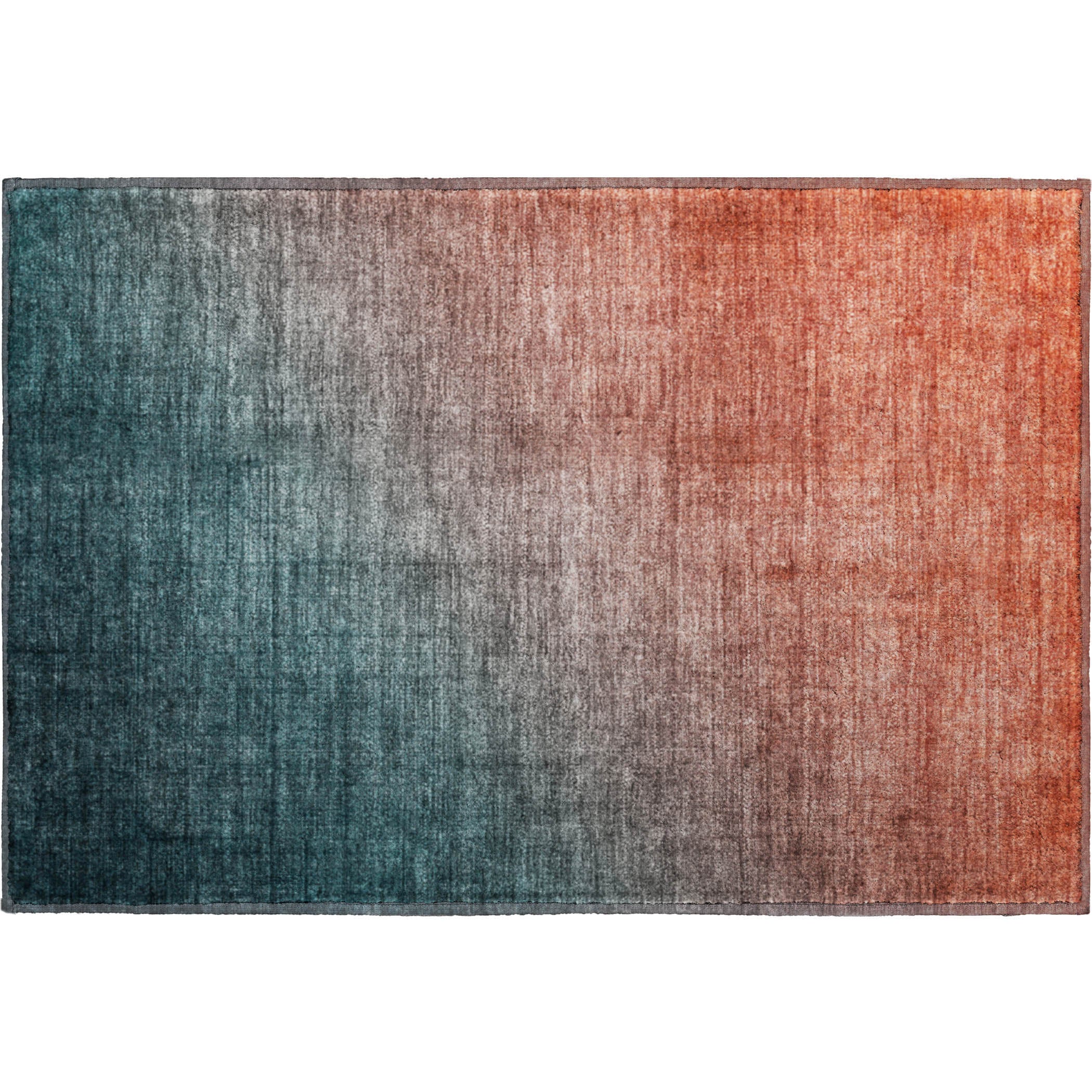 Jaipur Machine Washable Transitional Teal Rug 1'8" x 2'6" #shape_Rectangle