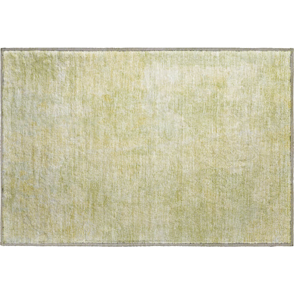 Hoi An Machine Washable Transitional Gold Rug 1'8" x 2'6"