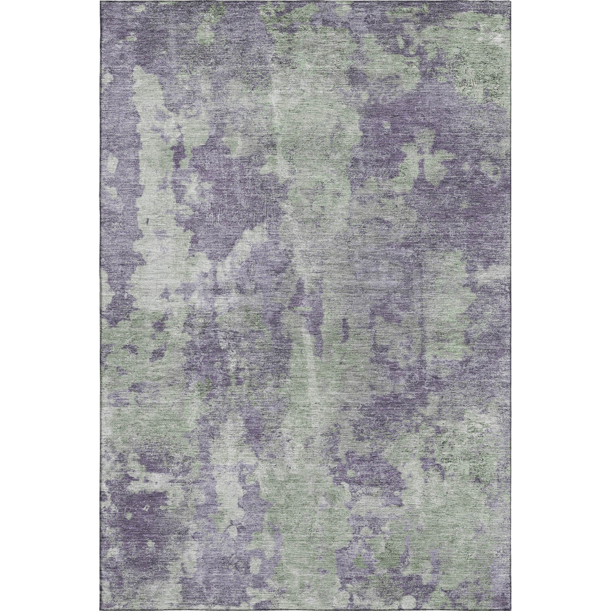 Hoi An Machine Washable Transitional Purple Rug 2'6" x 3'10" #shape_Rectangle
