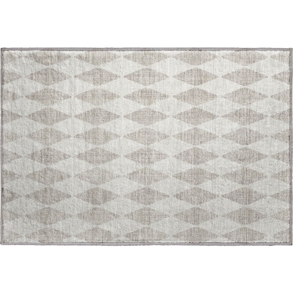 Vienna Machine Washable Transitional Beige Brown Rug 1'8" x 2'6"