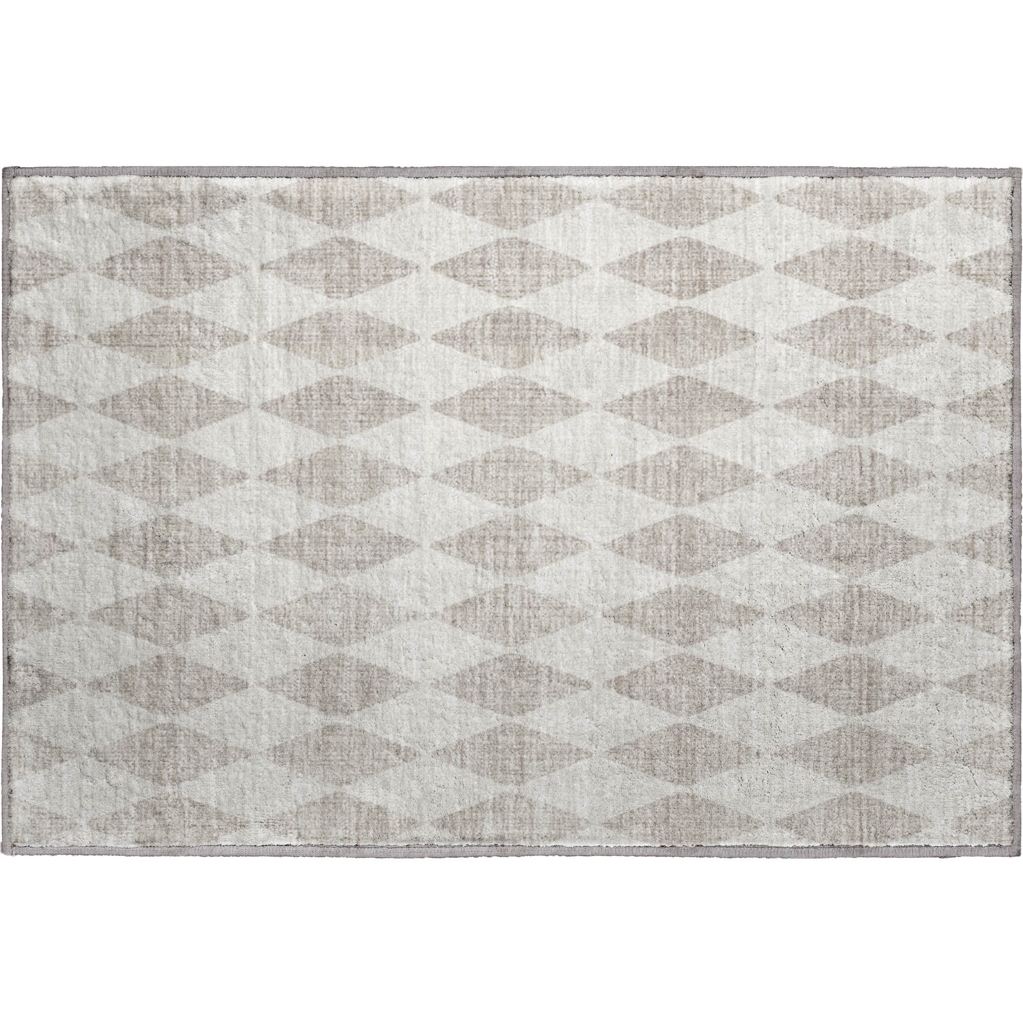 Vienna Machine Washable Transitional Beige Brown Rug 1'8" x 2'6" #shape_Rectangle