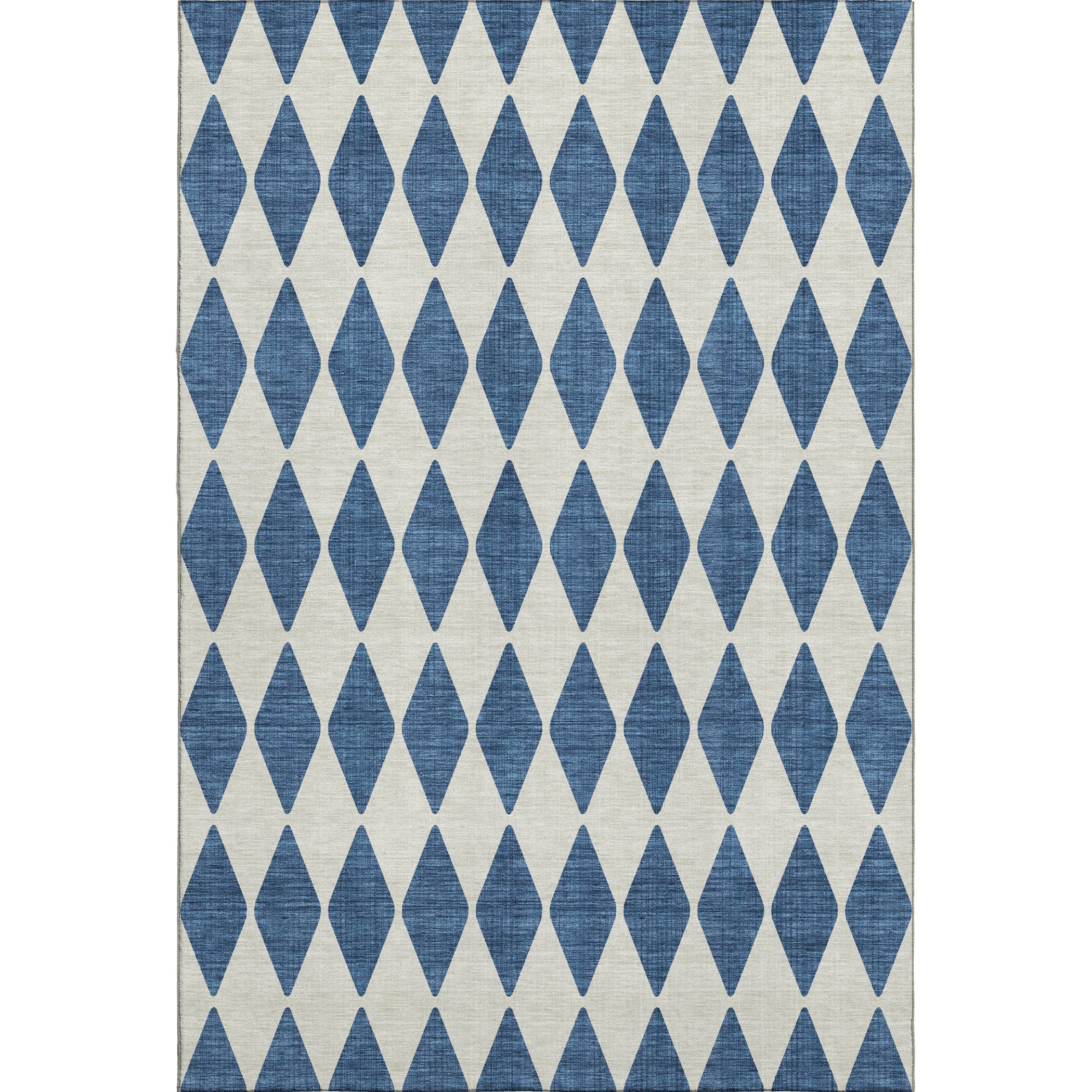 Vienna Machine Washable Transitional Navy Blue Rug 2'6" x 3'10" #shape_Rectangle