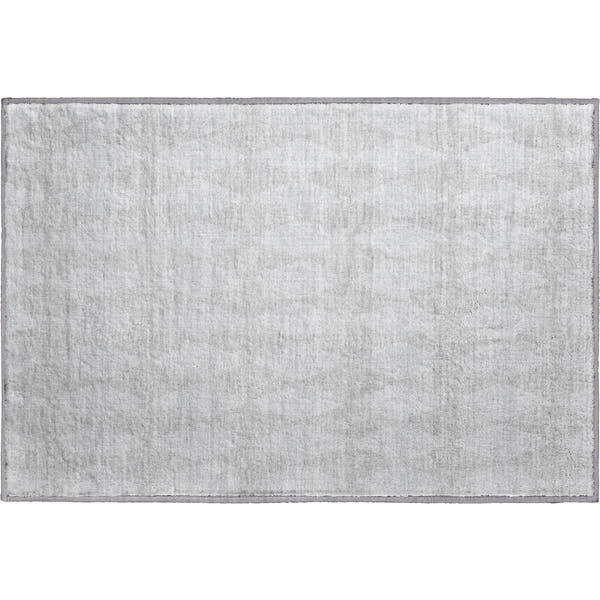 Vienna Machine Washable Transitional Pewter Gray Rug 1'8" x 2'6"