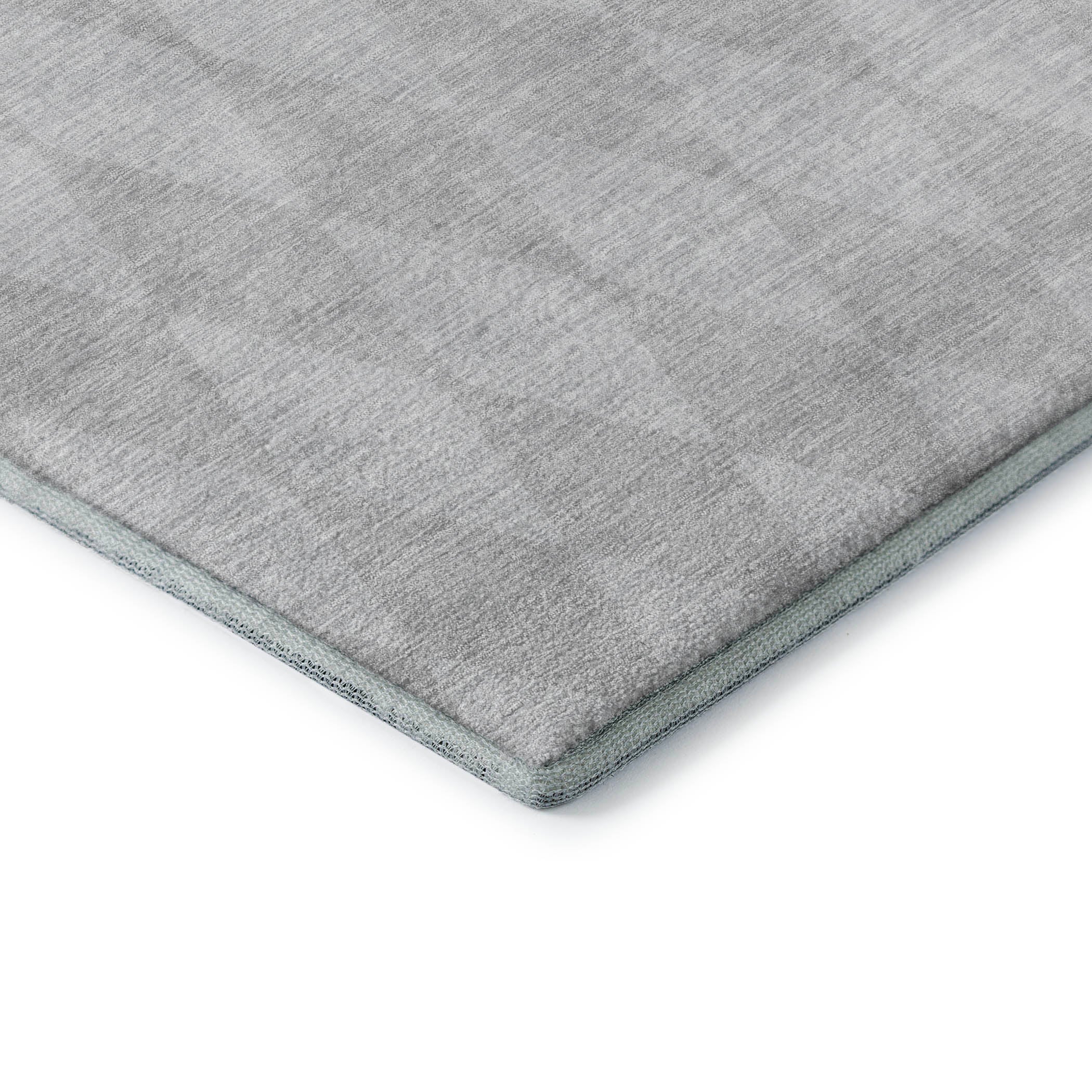 Vienna Machine Washable Transitional Pewter Gray Rug 1'8" x 2'6" #shape_Rectangle