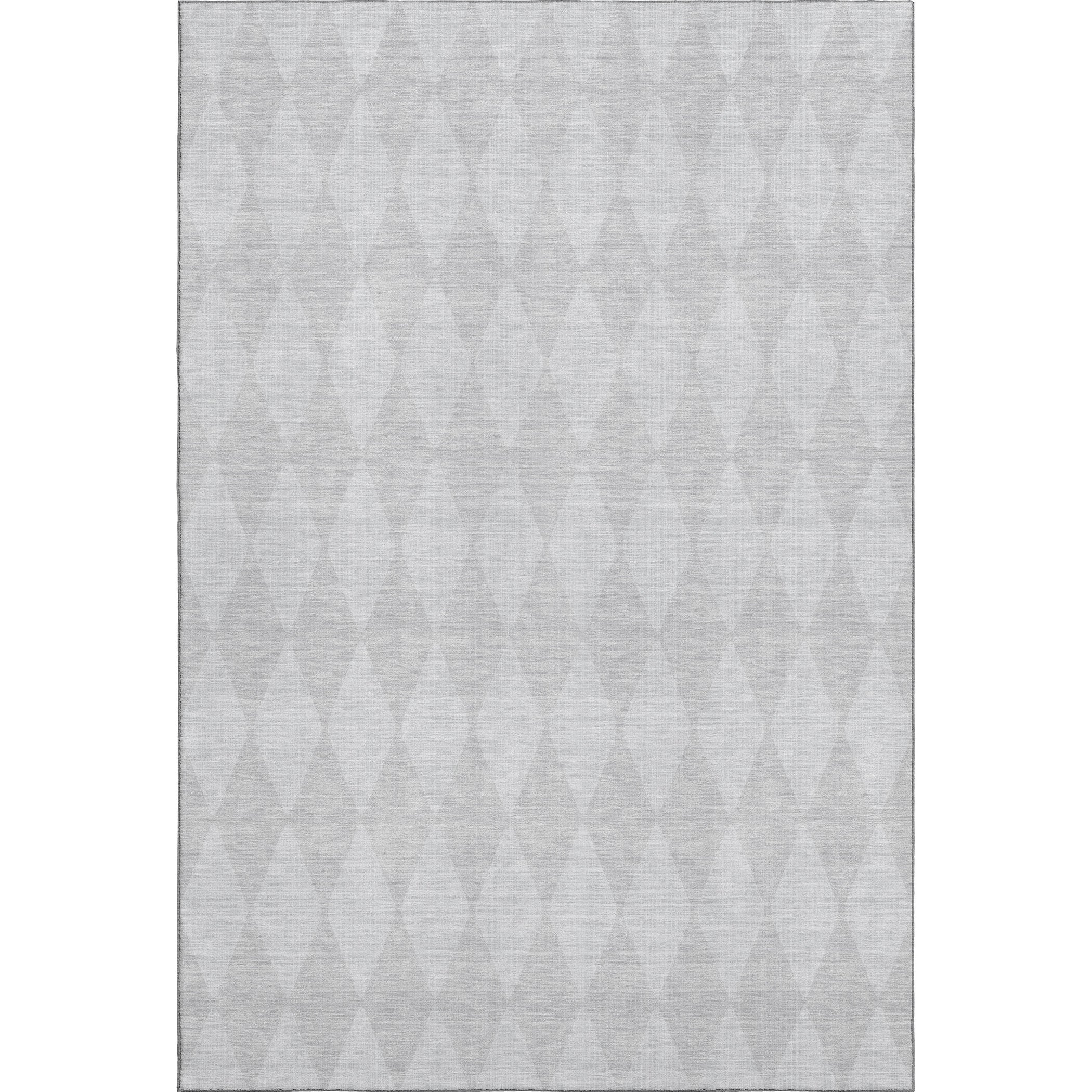 Vienna Machine Washable Transitional Pewter Gray Rug 2'6" x 3'10" #shape_Rectangle