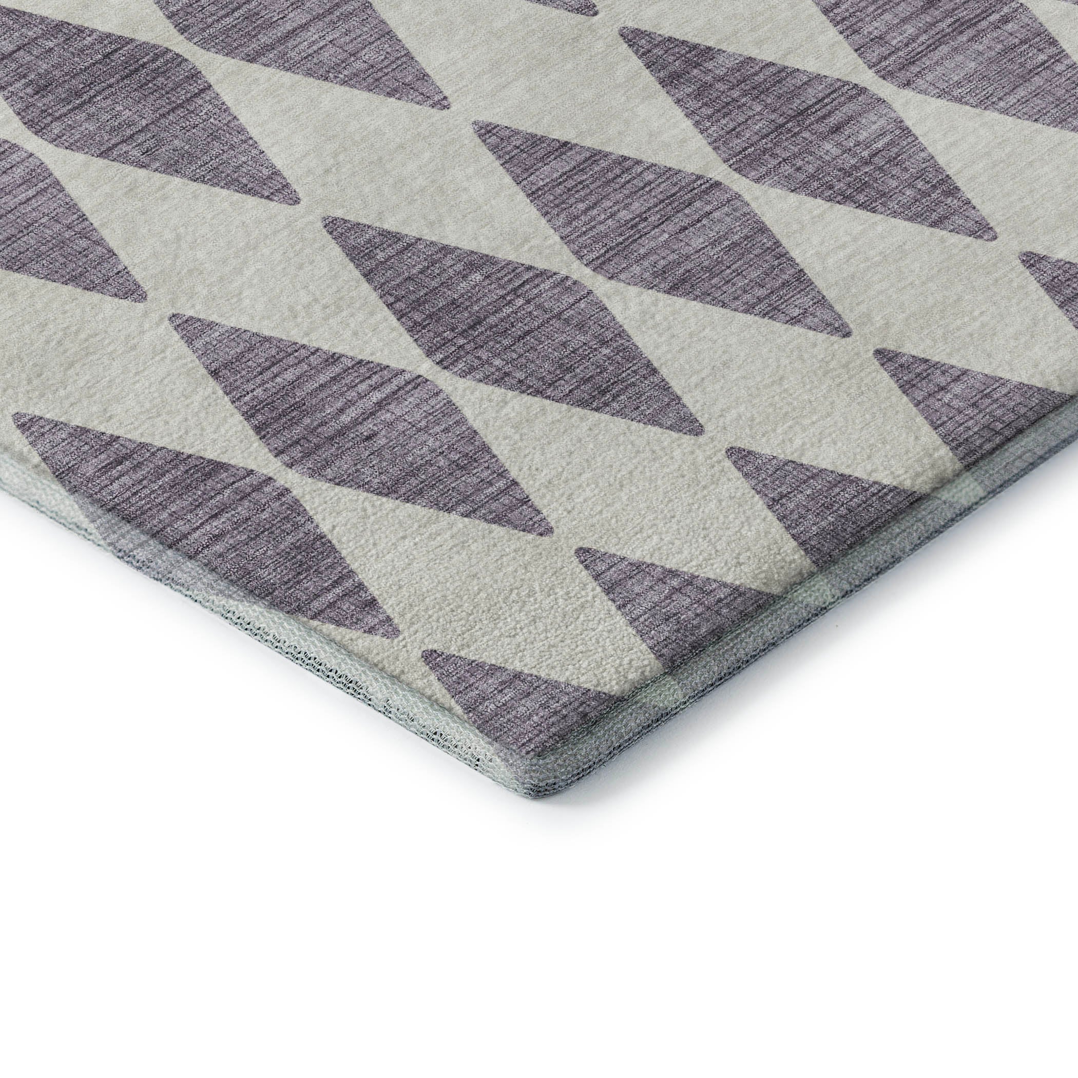 Vienna Machine Washable Transitional Purple Rug 1'8" x 2'6" #shape_Rectangle