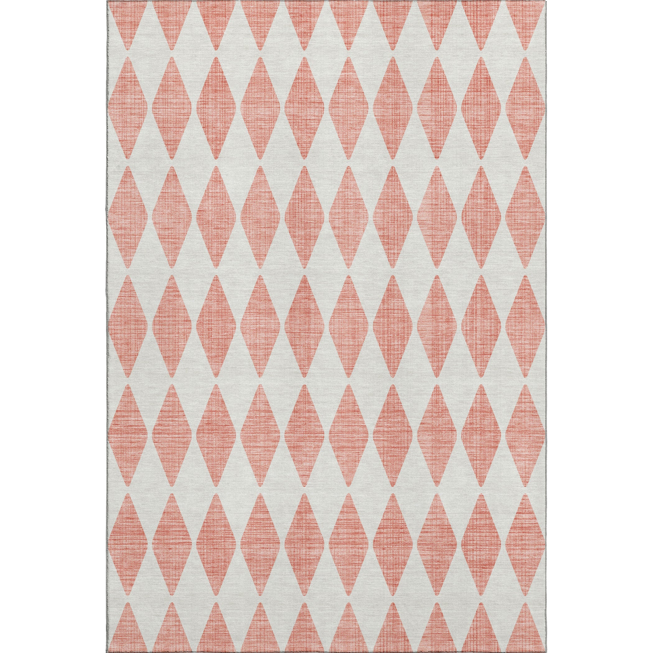 Vienna Machine Washable Transitional Salmon Orange Rug 2'6" x 3'10" #shape_Rectangle