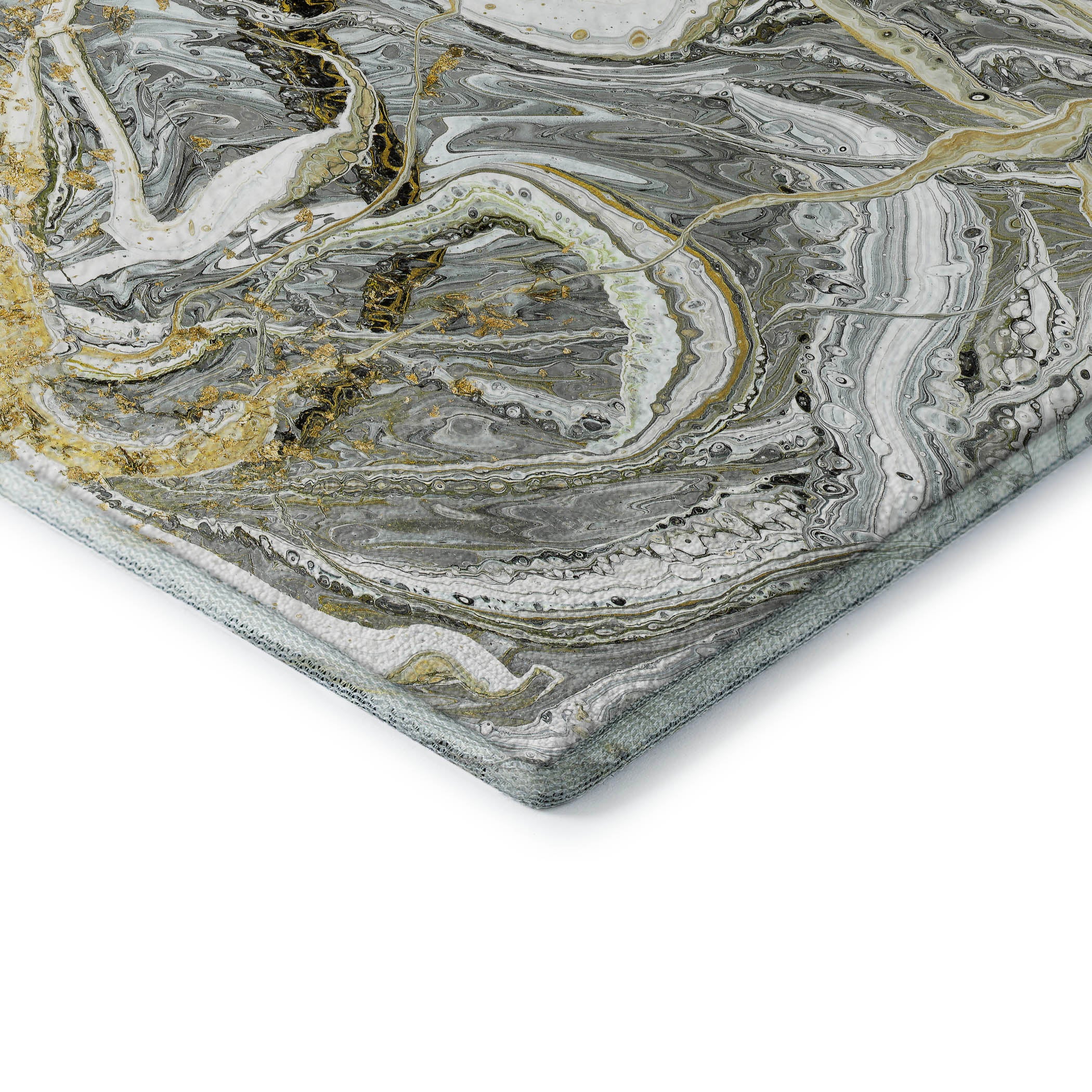 Queenstown Machine Washable Contemporary Cyclone Neutral Rug 1'8" x 2'6" #shape_Rectangle