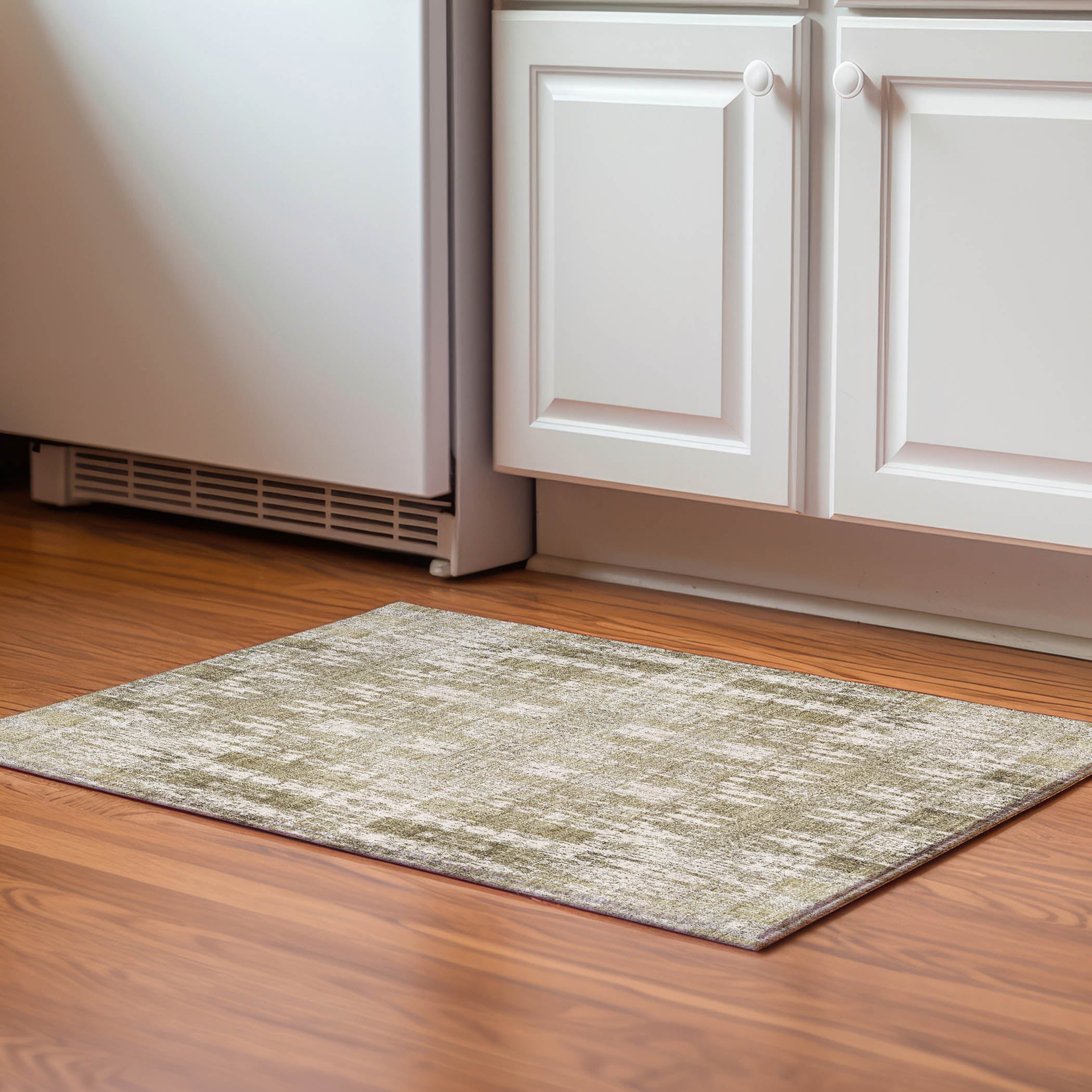 Lima Machine Washable Transitional Beige Brown Rug 1'8" x 2'6" #shape_Rectangle