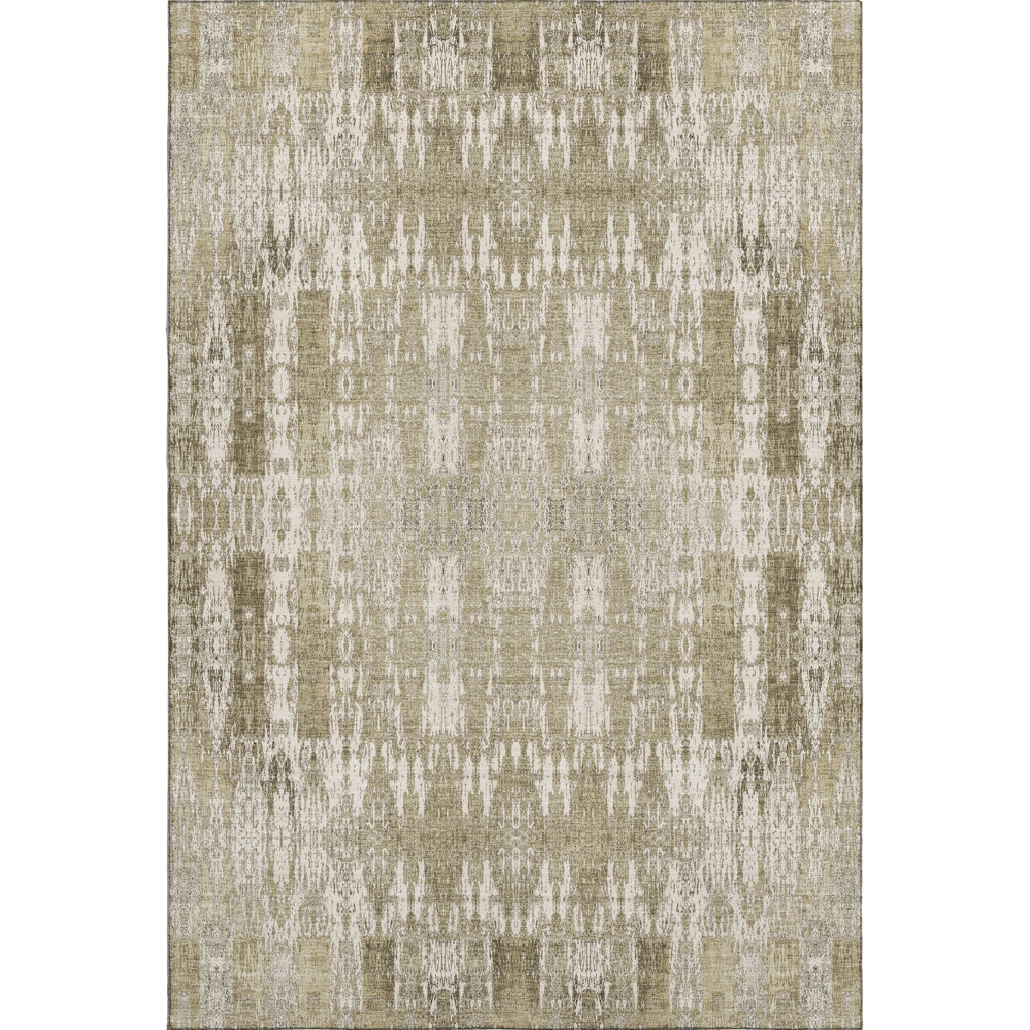 Lima Machine Washable Transitional Beige Brown Rug 2'6" x 3'10" #shape_Rectangle