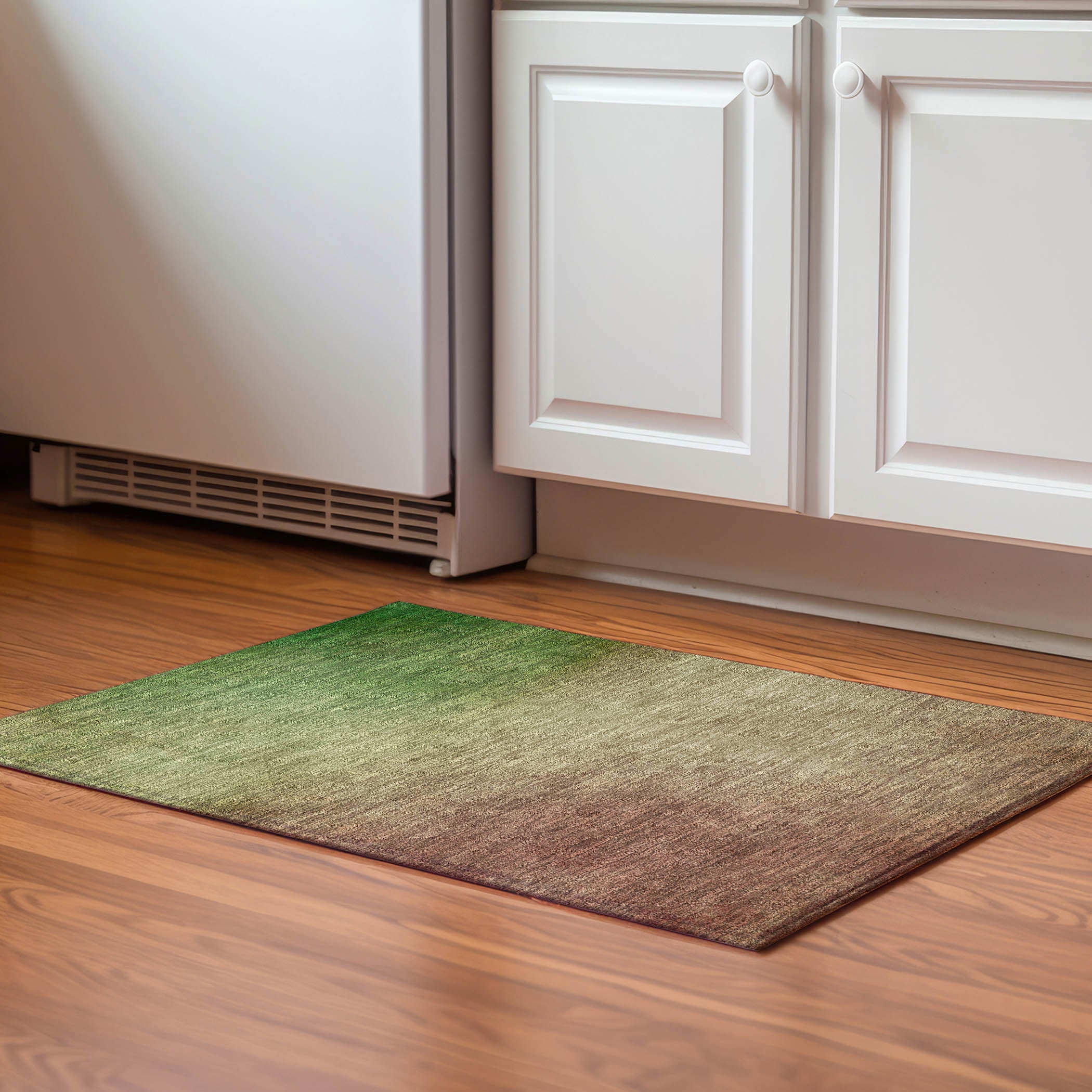 Mdina Machine Washable Transitional Blush Pink Rug 1'8" x 2'6" #shape_Rectangle